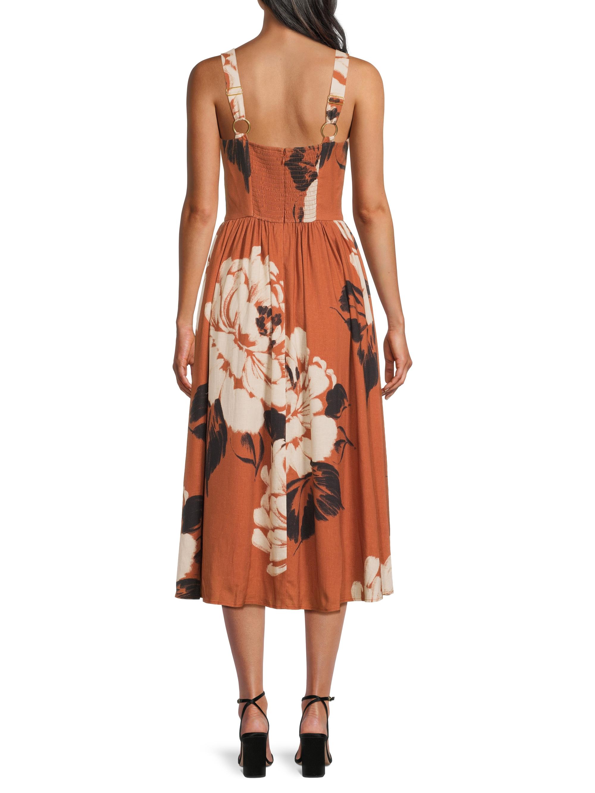 Hutch Peterson Floral Midi-Dress | Saks Fifth Avenue