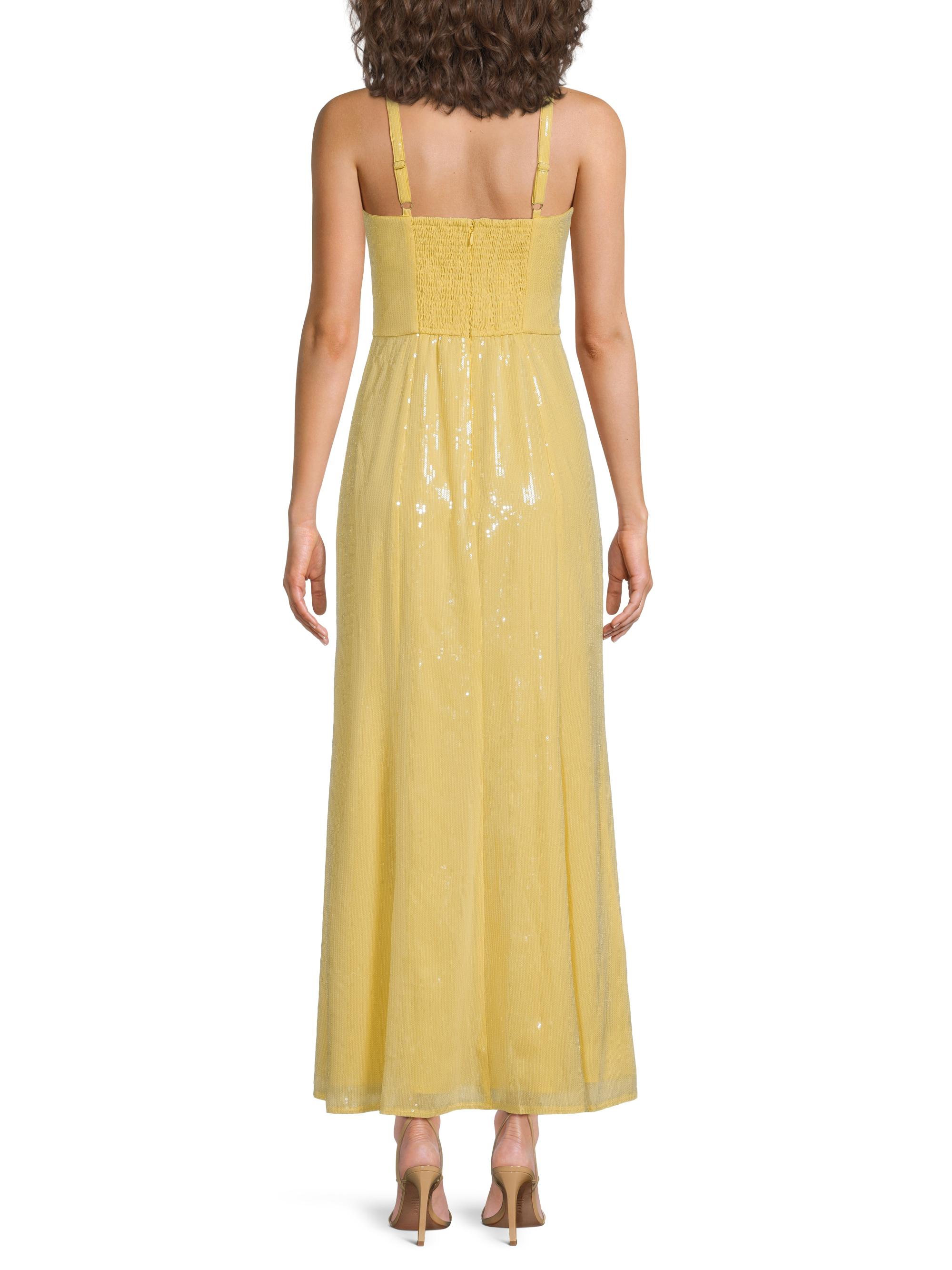 hutch sequin back-slit maxi dress Hutch Mikayla Sequined Maxi Dress