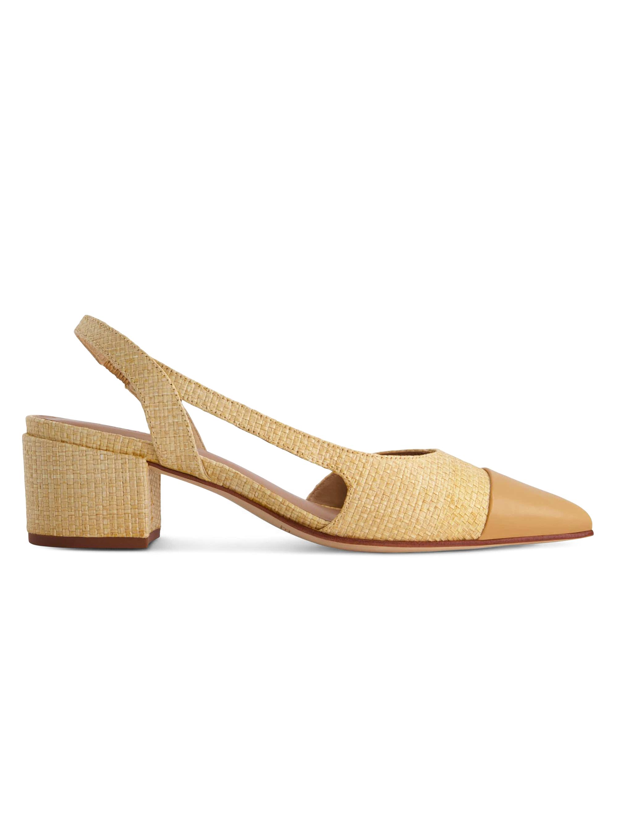 Bernardo Women's Monroe Slingback Pumps - Light Natural