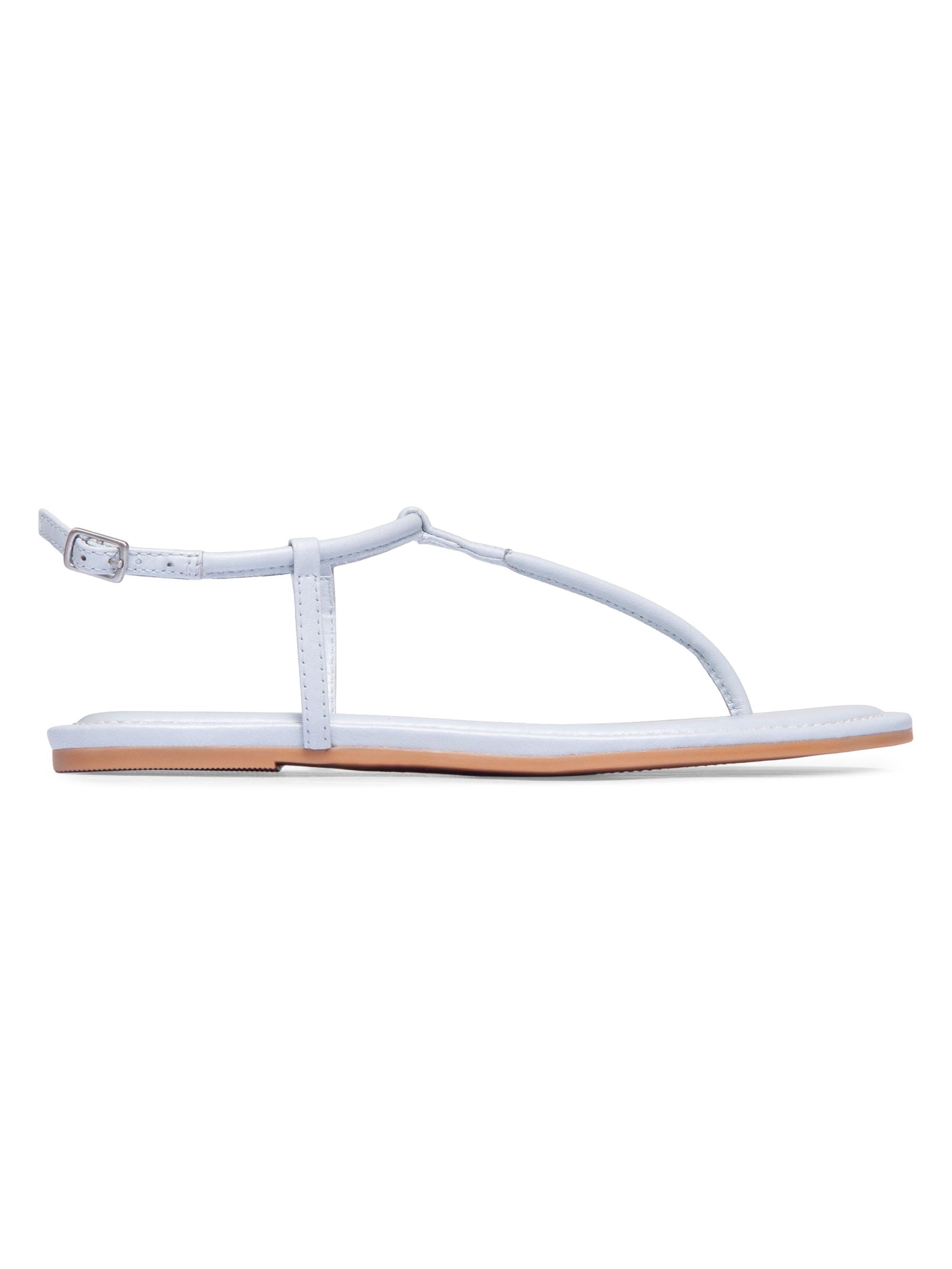 Bernardo Women's Hercu T-Strap Thong Sandals - Powder Blue