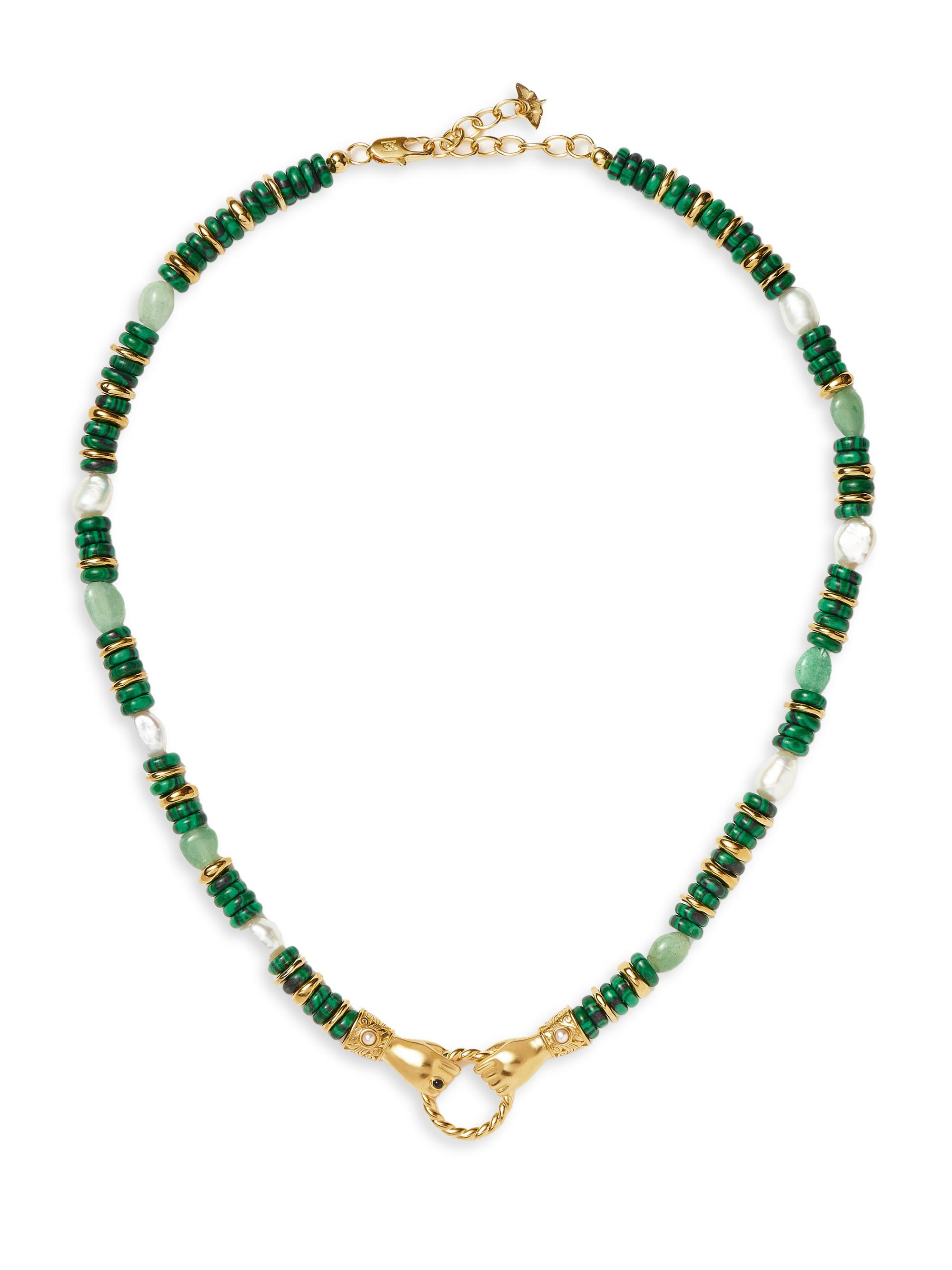 Missoma Women's Harris Reed x  18K-Gold-Plated & Multi-Gemstone Beaded Bracelet - Gold