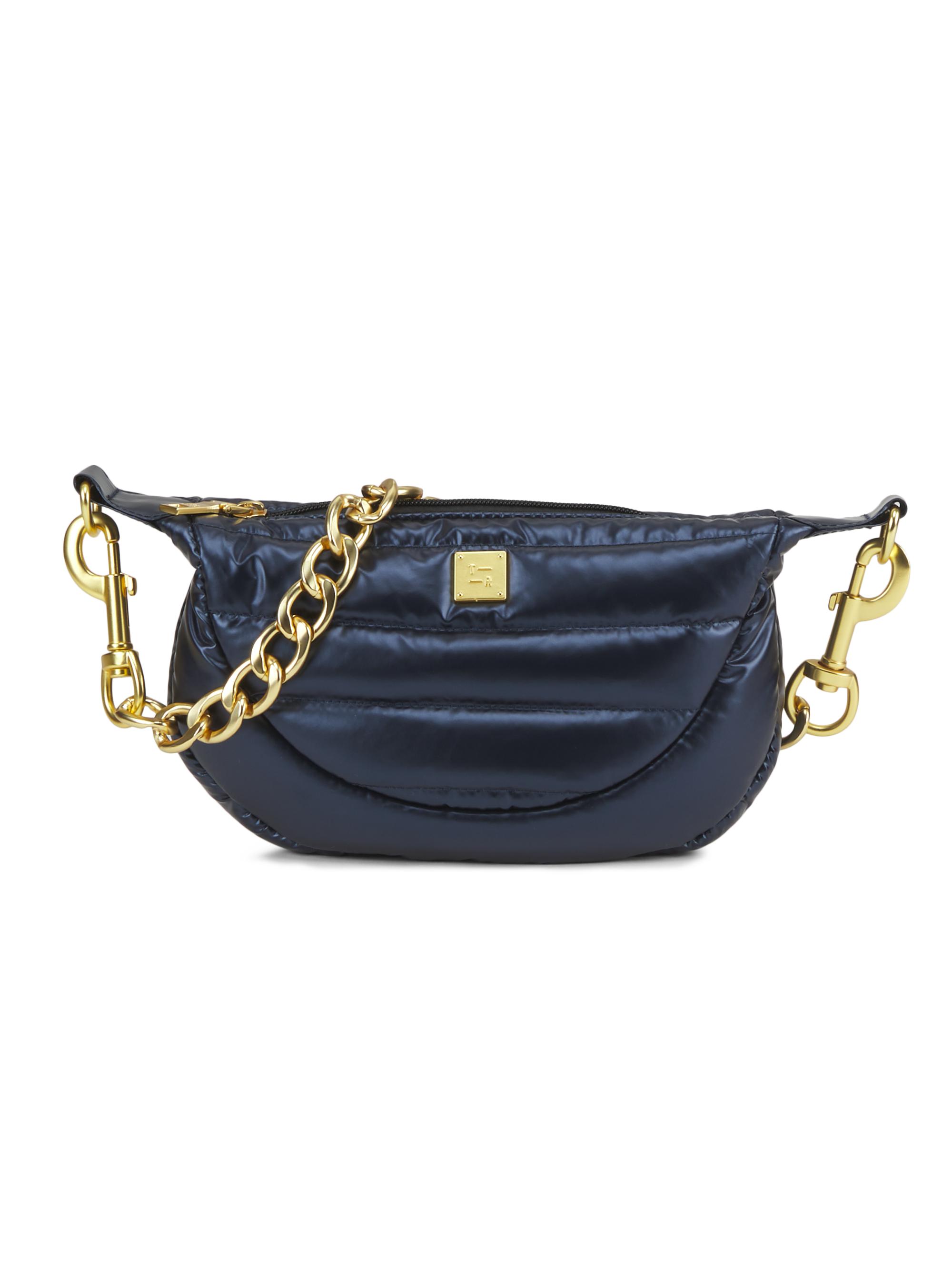 Think Royln Women's Tiny Dancer Quilted Crossbody Bag - Pearl Indigo