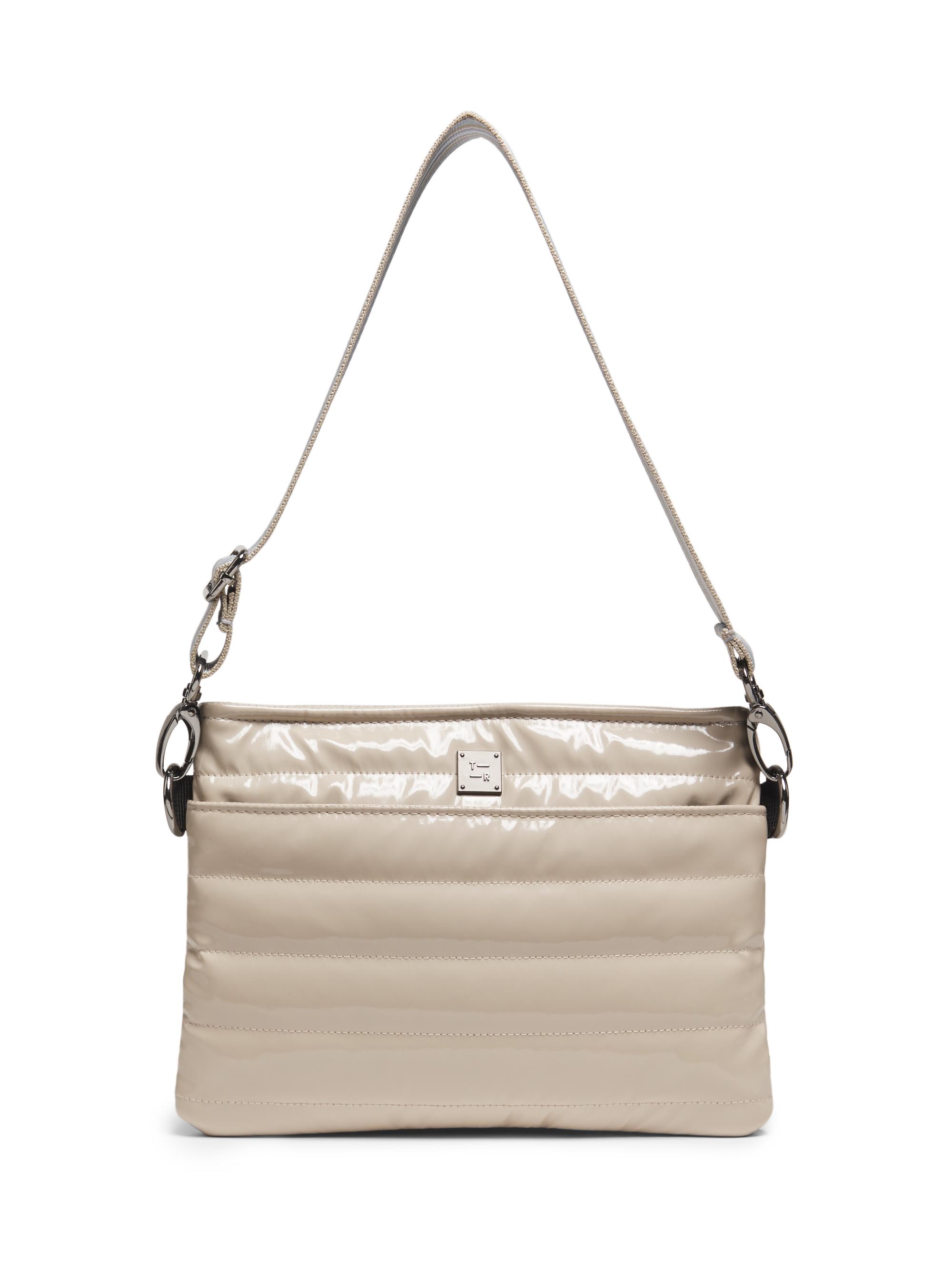 Think Royln Women's Quilted Crossbody Bag - Blonde Patent