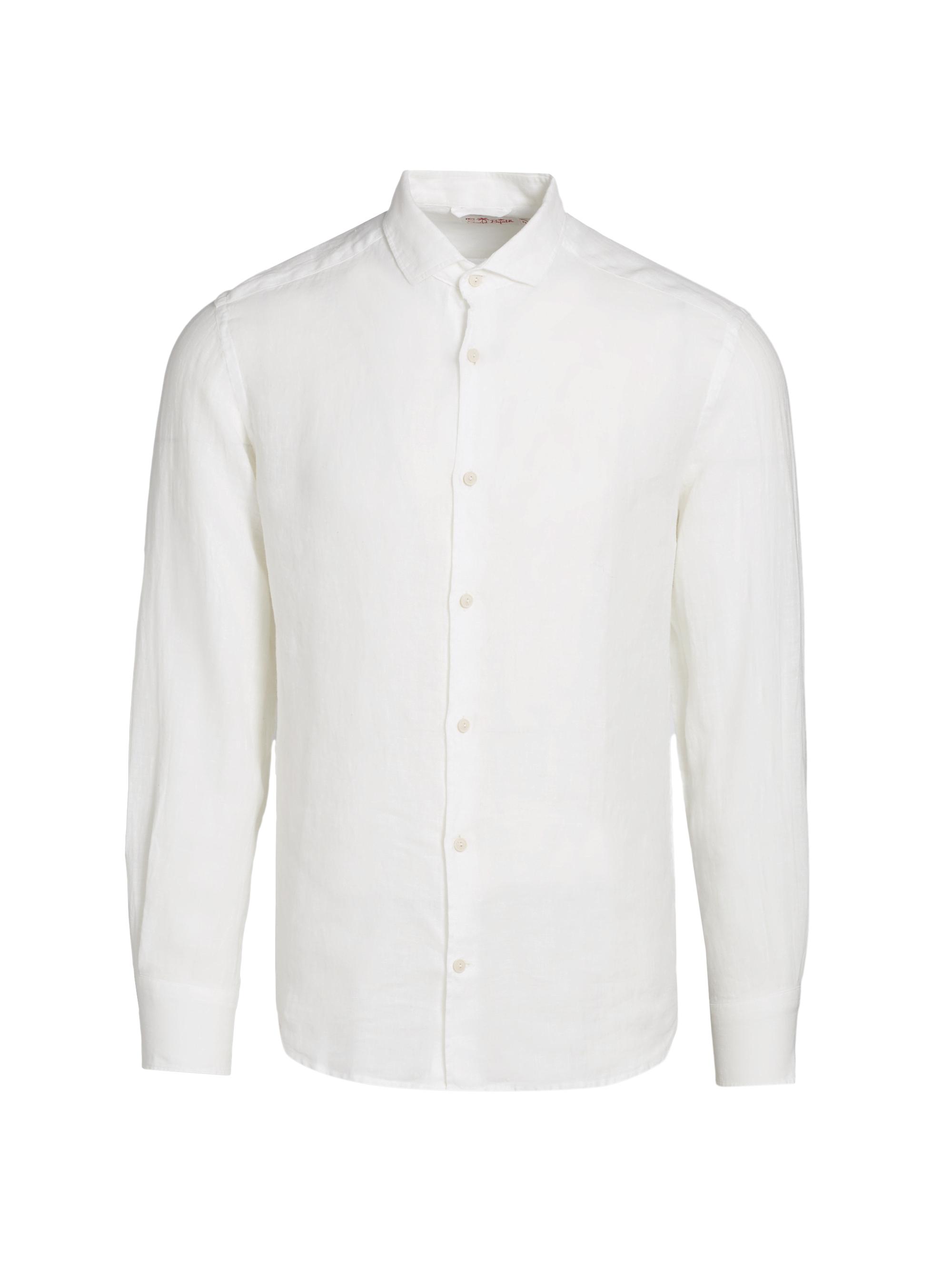 MC2 Saint Barth Men's Pamplona Linen Shirt - Linen White