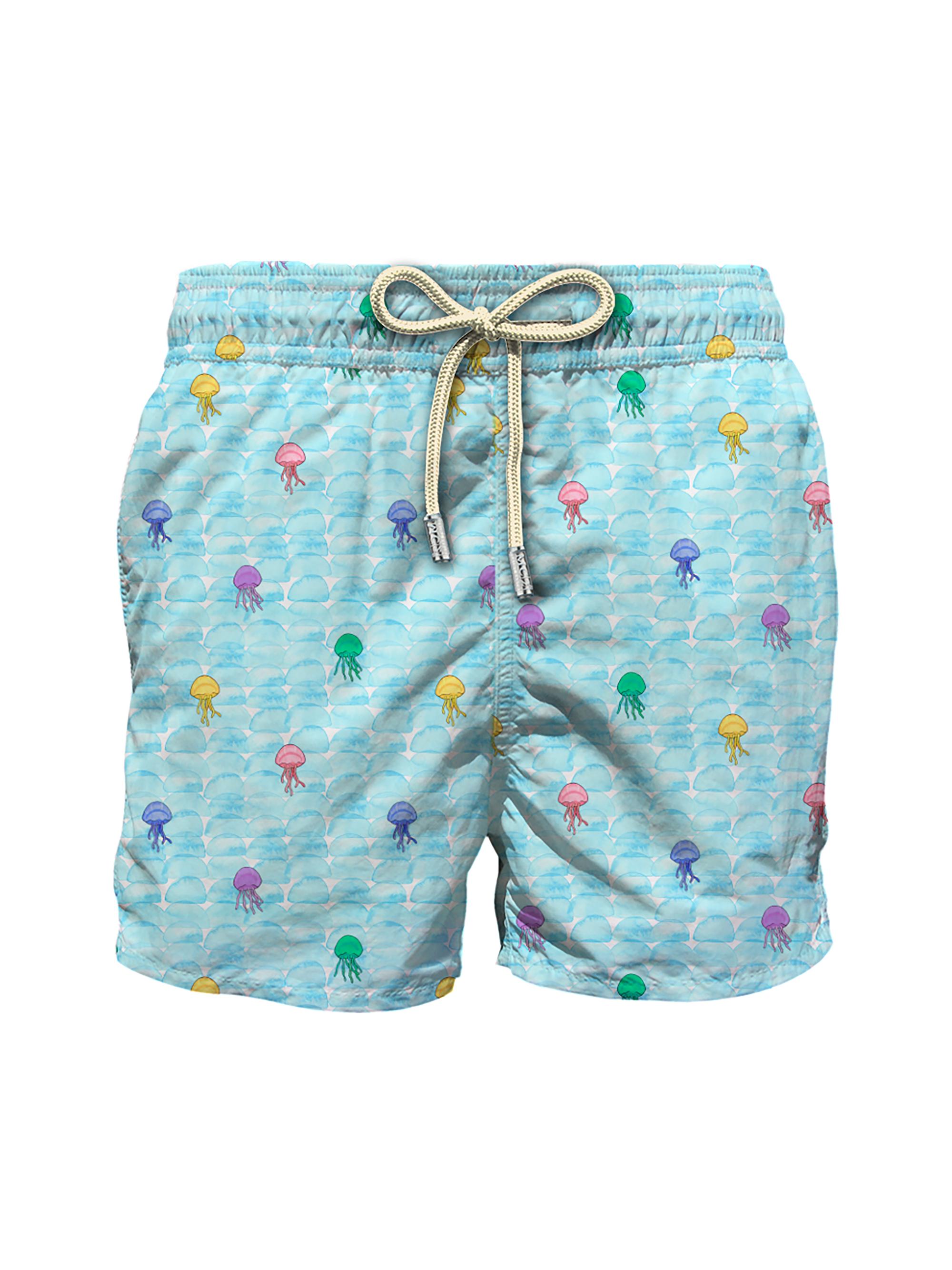 MC2 Saint Barth Men's Comfort Light Printed Swim Shorts - Bubble Jellyfish