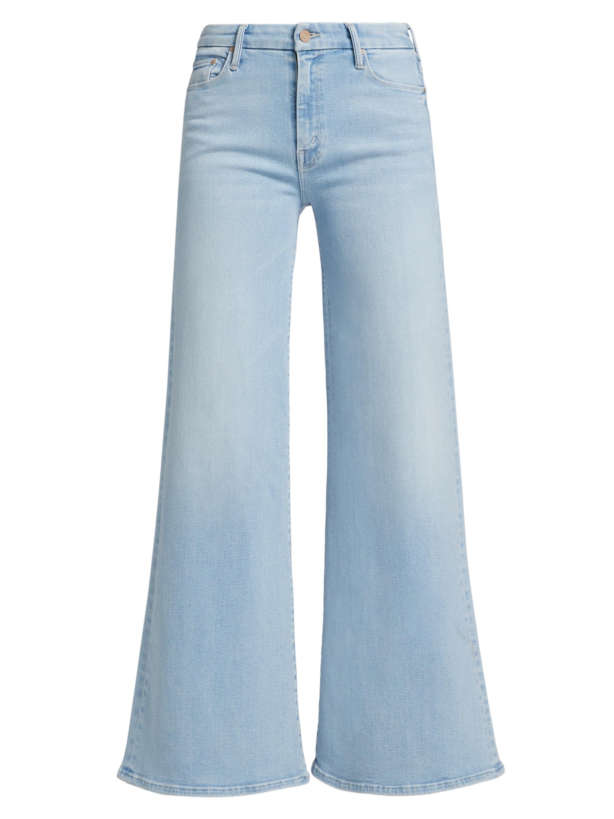 Mother Women's The Roller Sneak High-Rise Flared Jeans - Ball Is In Your Court