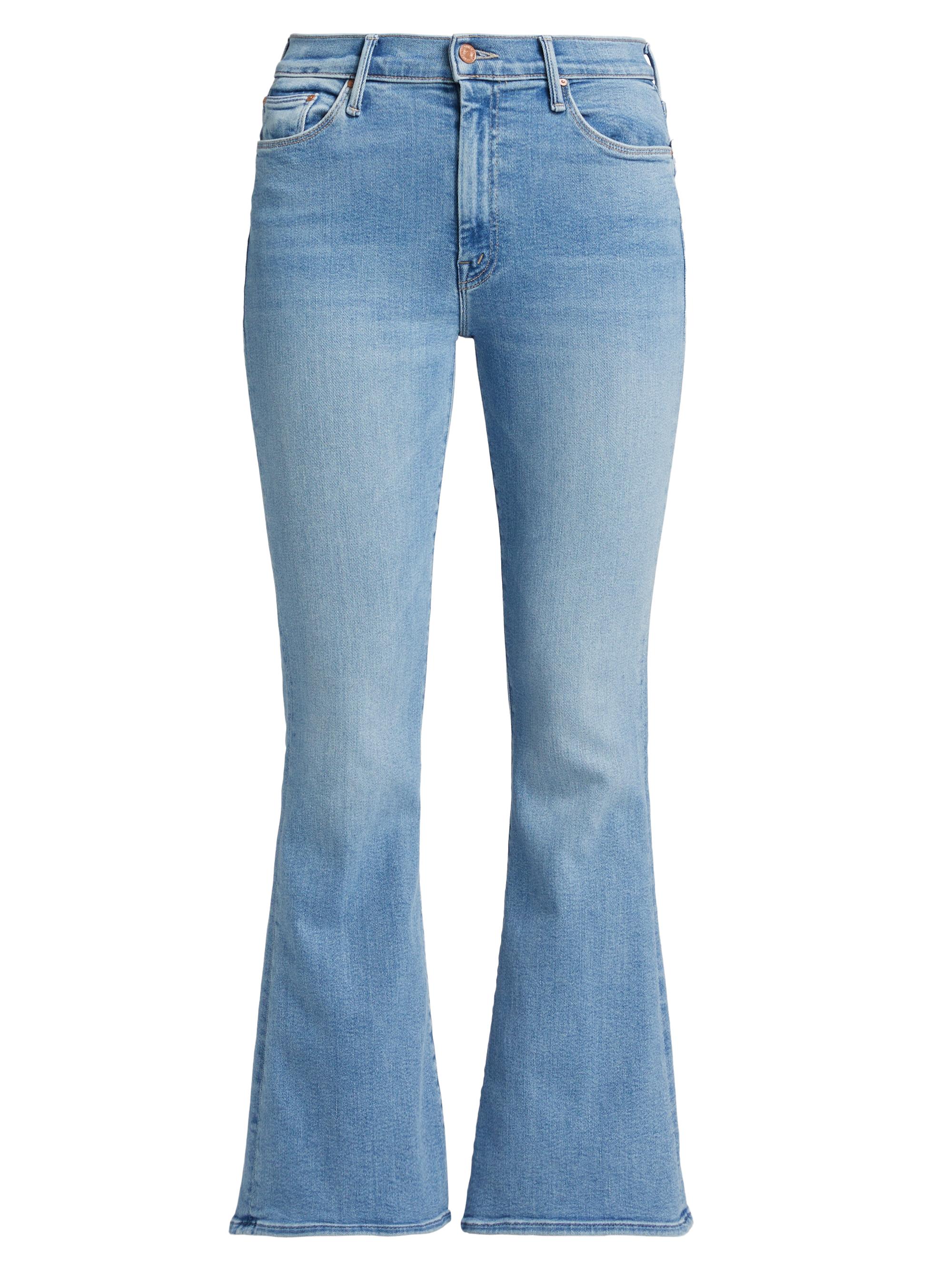Mother The Insider Crop Step Fray Jeans | Saks Fifth Avenue