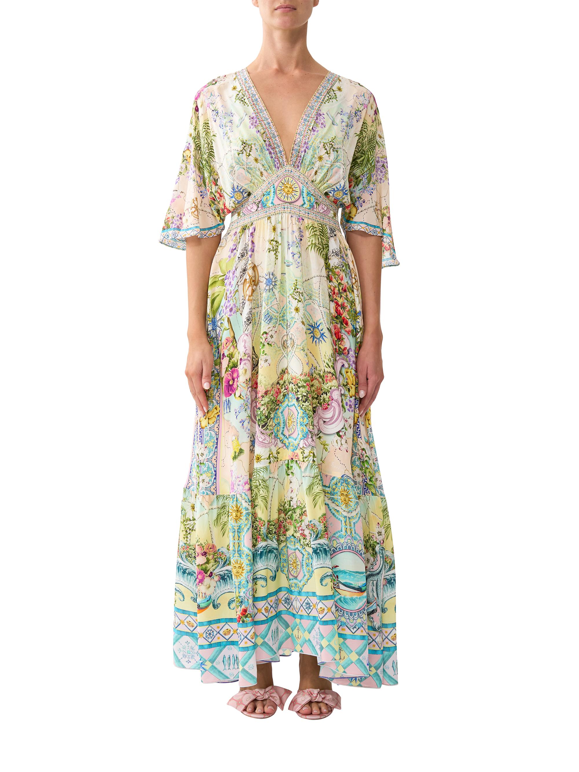 Camilla Just Coasting Ruffle-Hem Maxi Dress | Saks Fifth Avenue