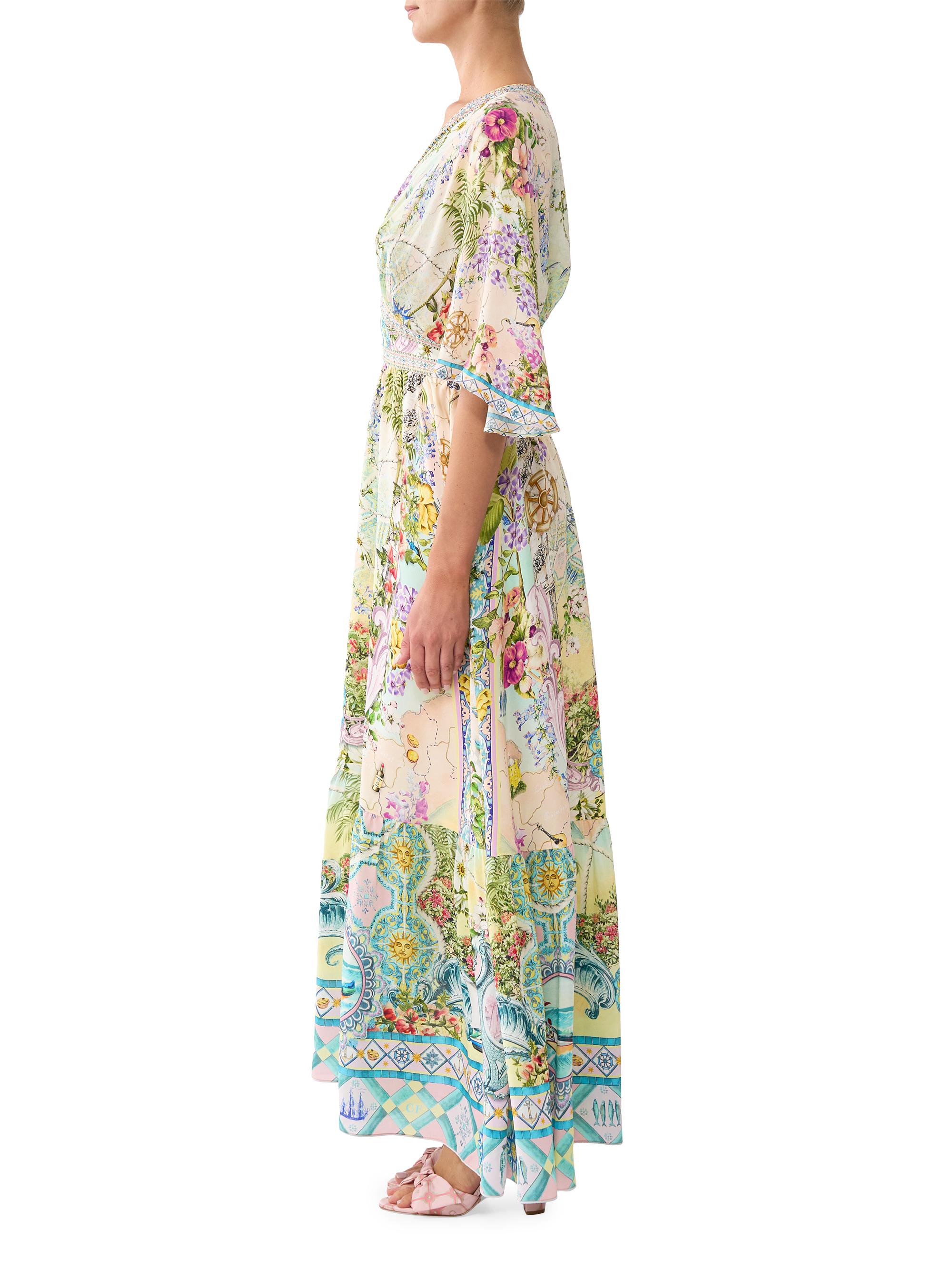 Camilla Just Coasting Ruffle-Hem Maxi Dress | Saks Fifth Avenue
