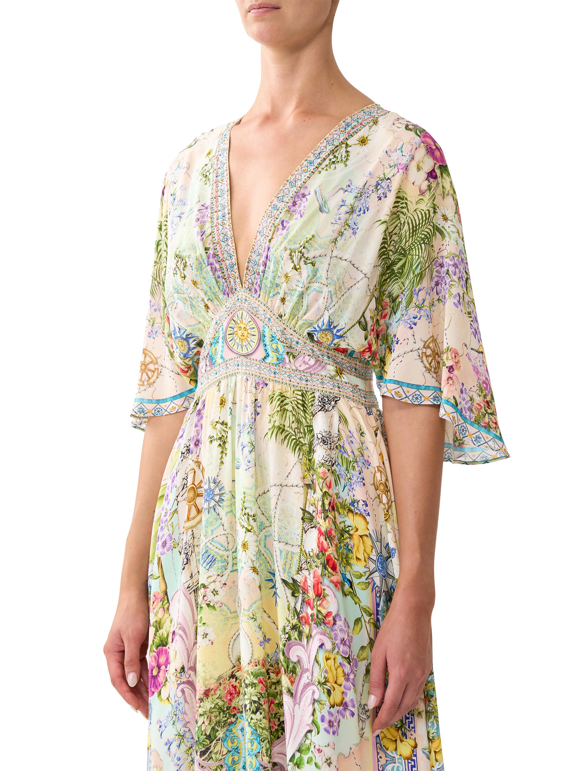 camilla just coasting a-line frill dress CAMILLA Women's Silk A-Line Minidress - Flor Fantastica main image 0