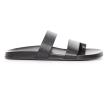 Hugh Leather Flat Sandals