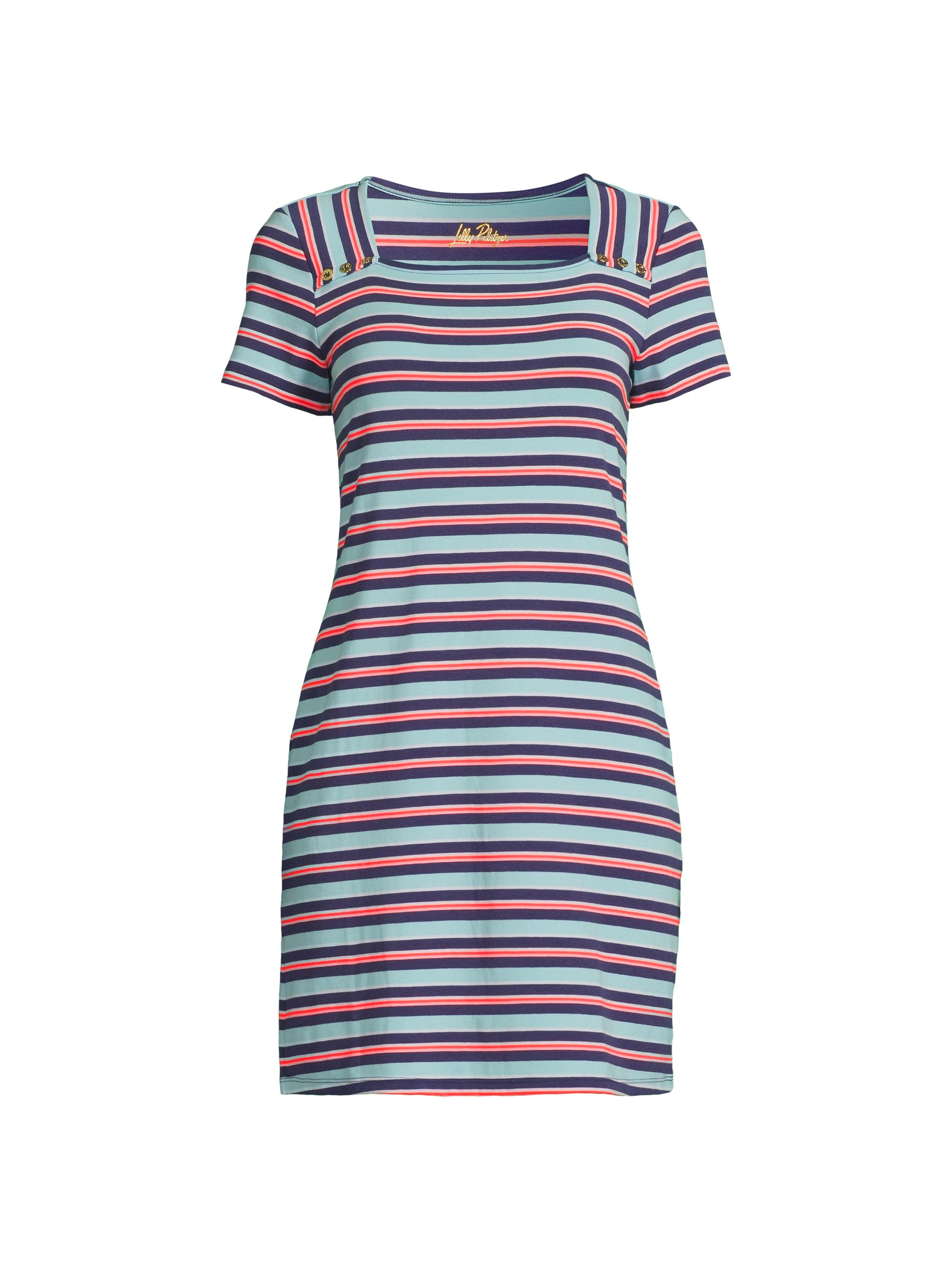 Lilly Pulitzer Women's Beaty Striped Cotton-Blend Minidress - Multi Firecracker Yarn Dye
