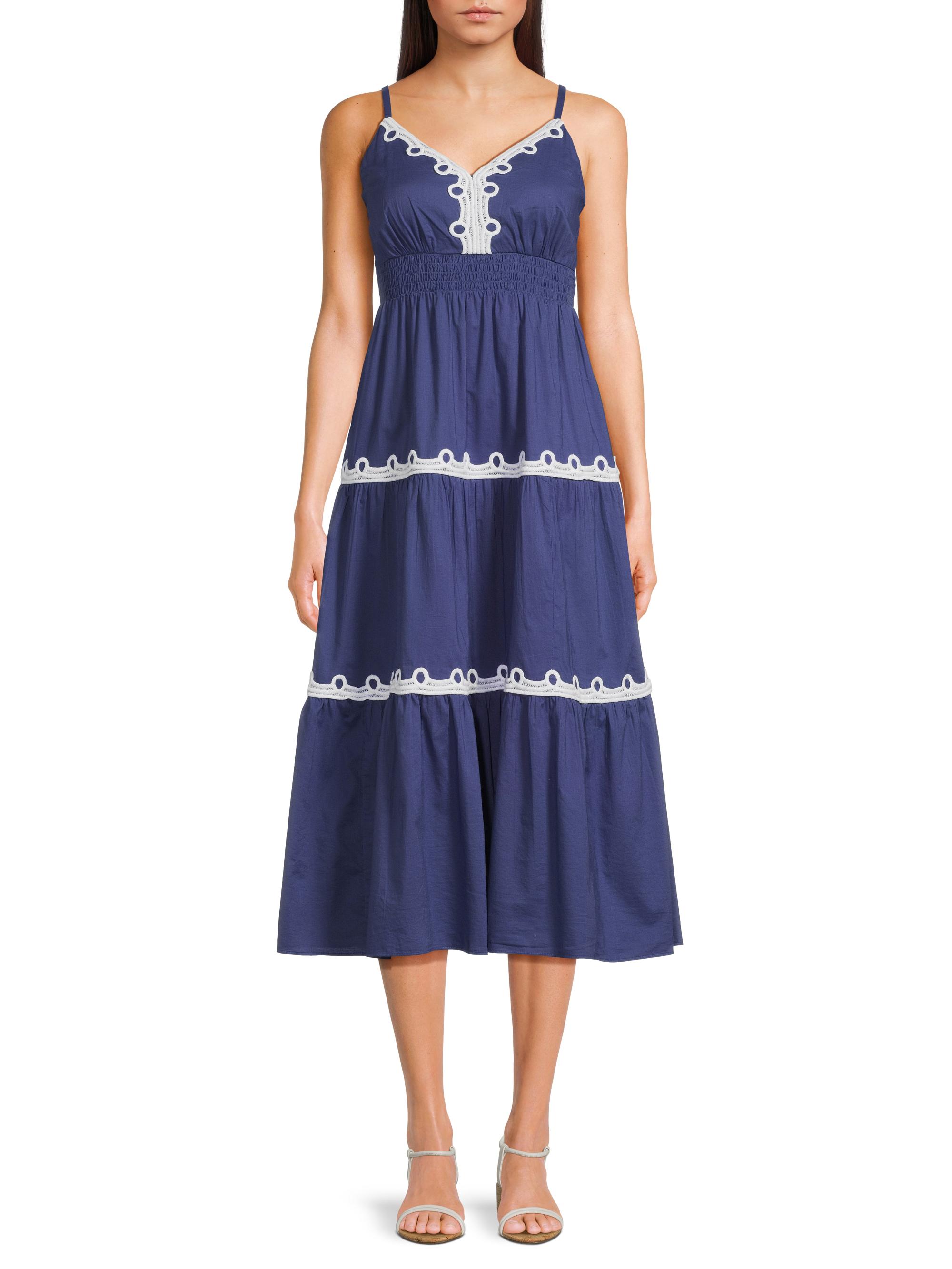 Lilly Pulitzer Zanna Cotton Embroidered Midi-Dress | Saks Fifth Avenue