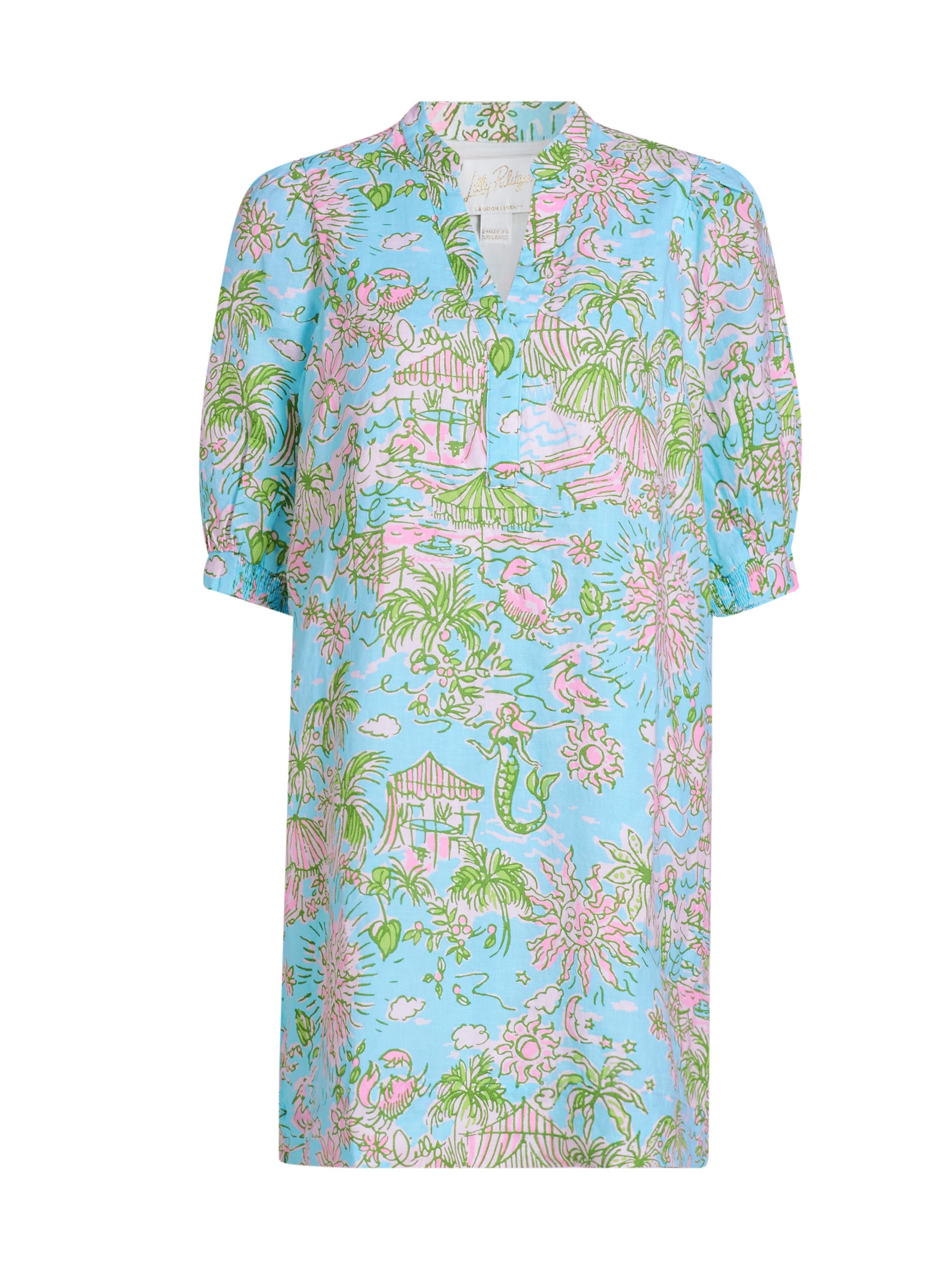 Mialeigh Linen Shift Dress