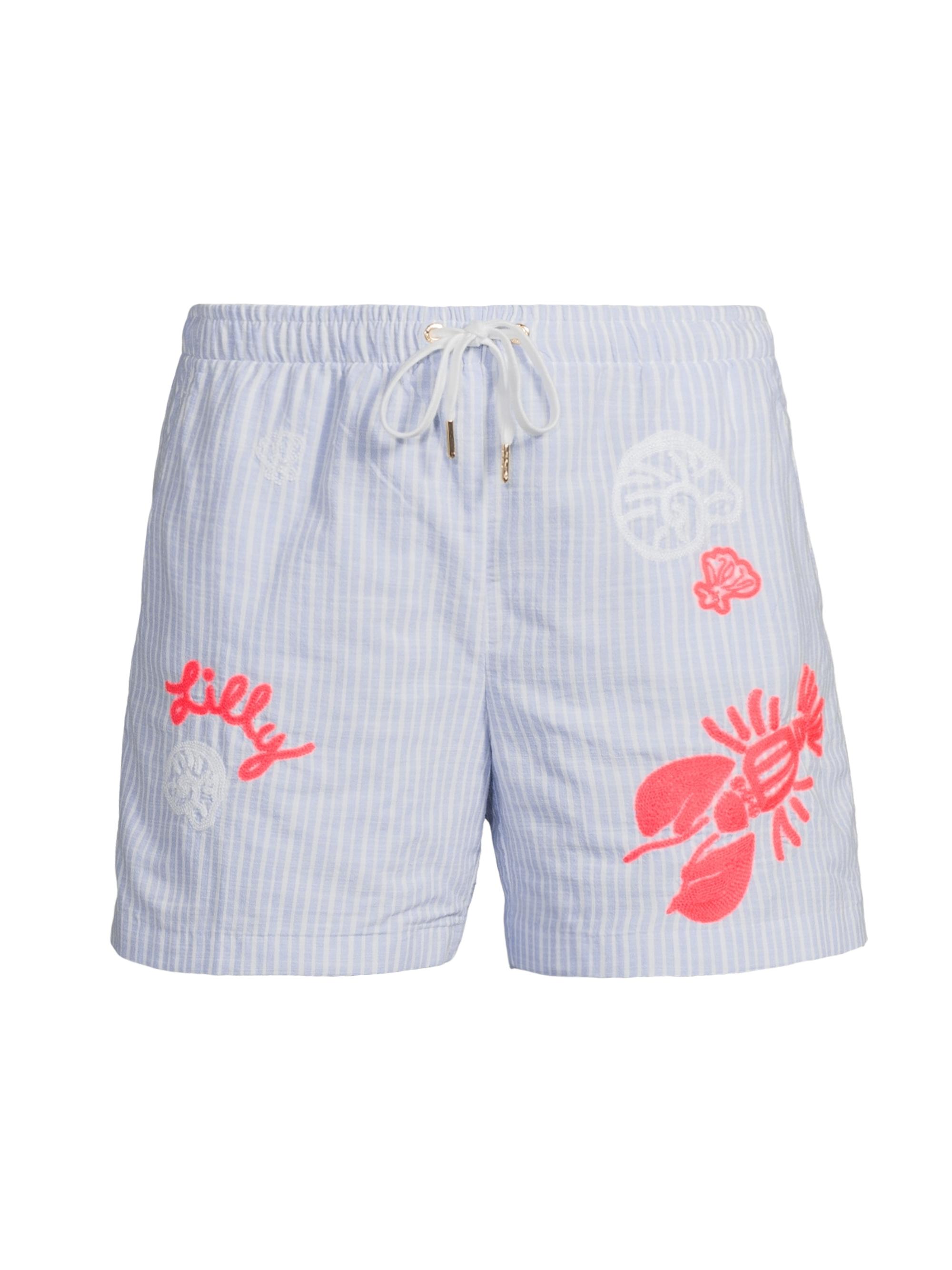 Lilly Pulitzer Croix Cotton Drawstring Shorts | Saks Fifth Avenue
