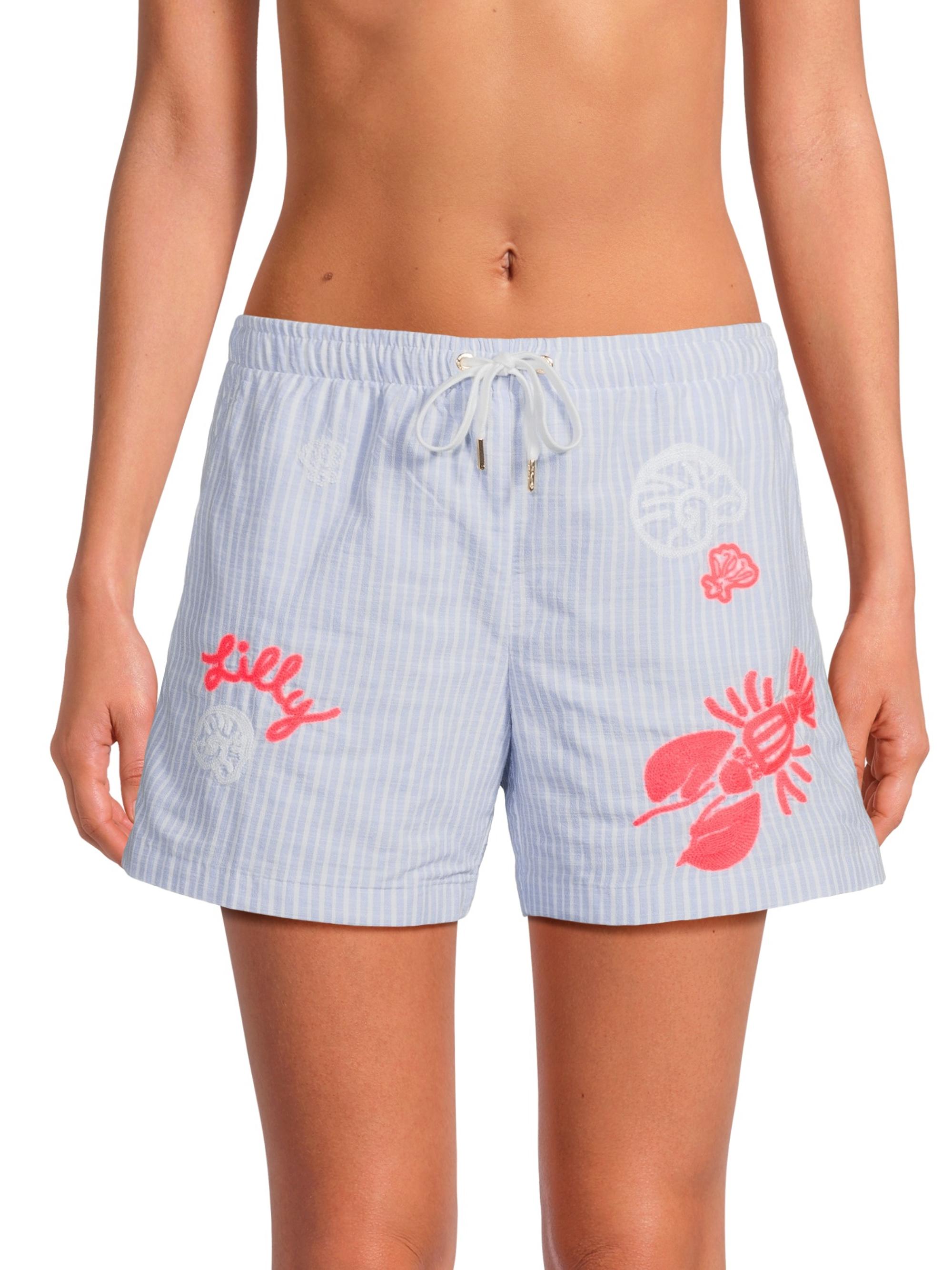Lilly Pulitzer Croix Cotton Drawstring Shorts | Saks Fifth Avenue
