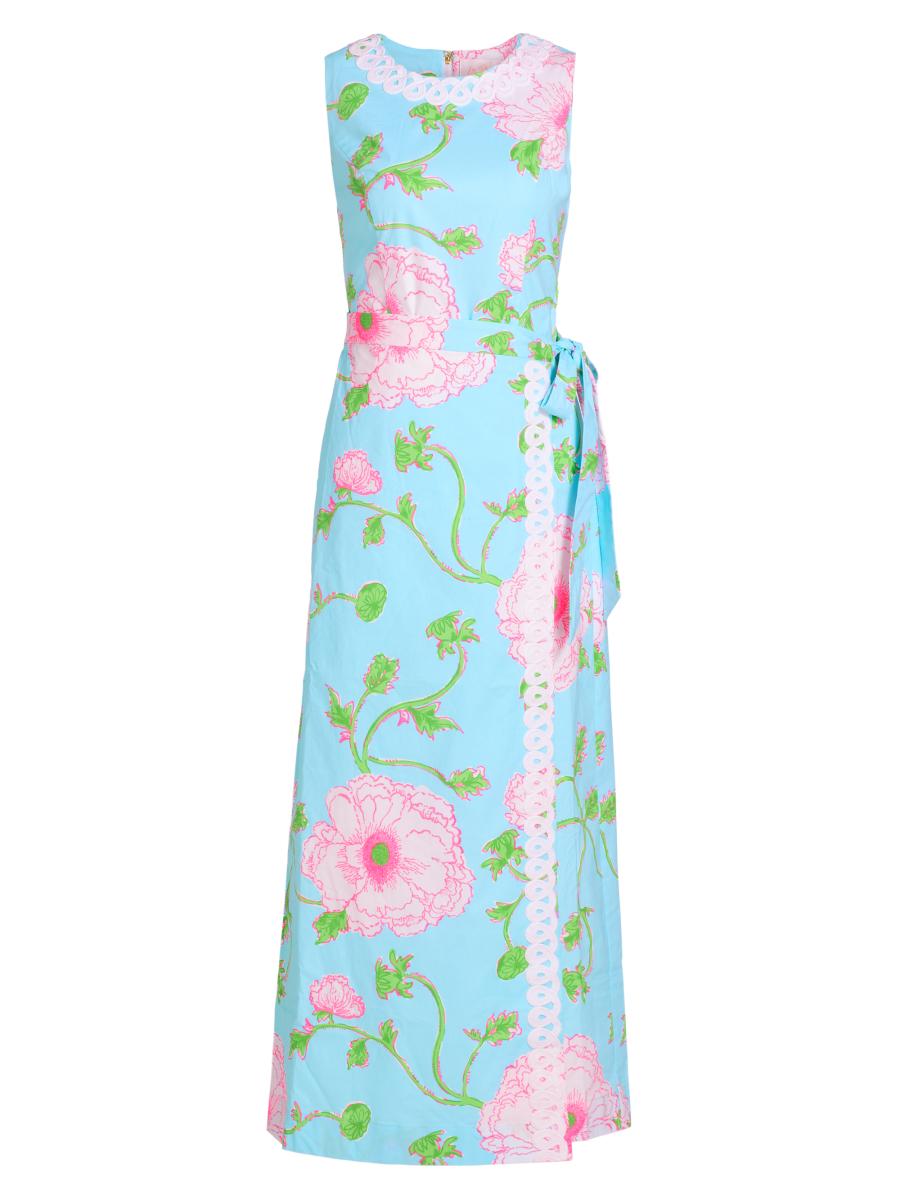 Lilly Pulitzer Fresia Stretch Shift Maxi Dress | Saks Fifth Avenue