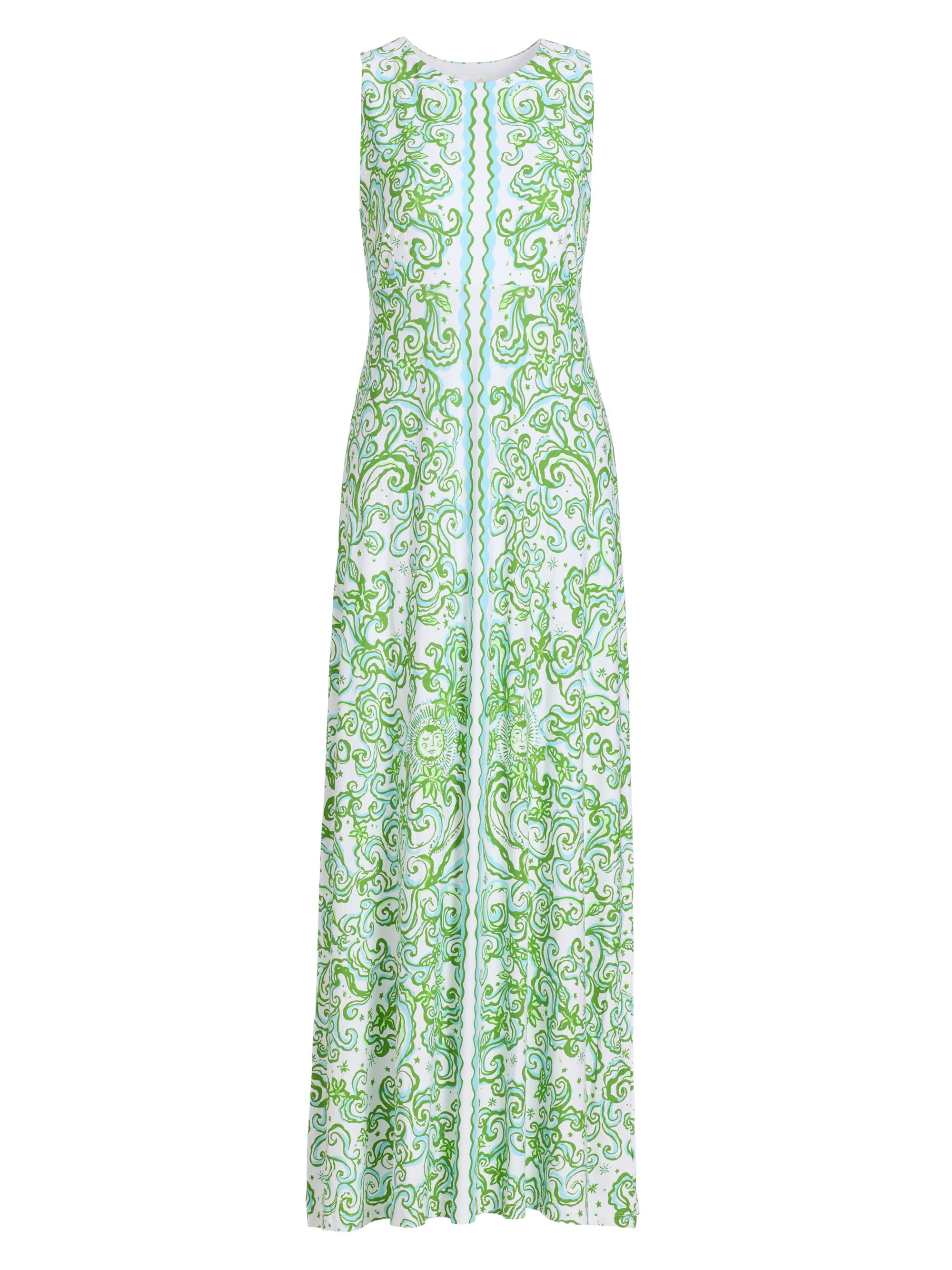 Lilly Pulitzer Women's Ellison Printed Knit Maxi Dress - Resort White Sol Mates