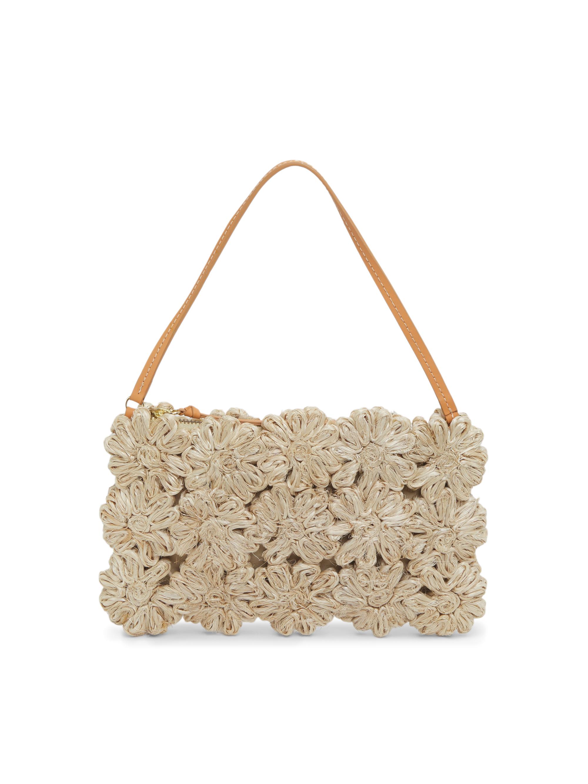 Poolside Women's The Ravello Floral Mini Shoulder Bag - Natural