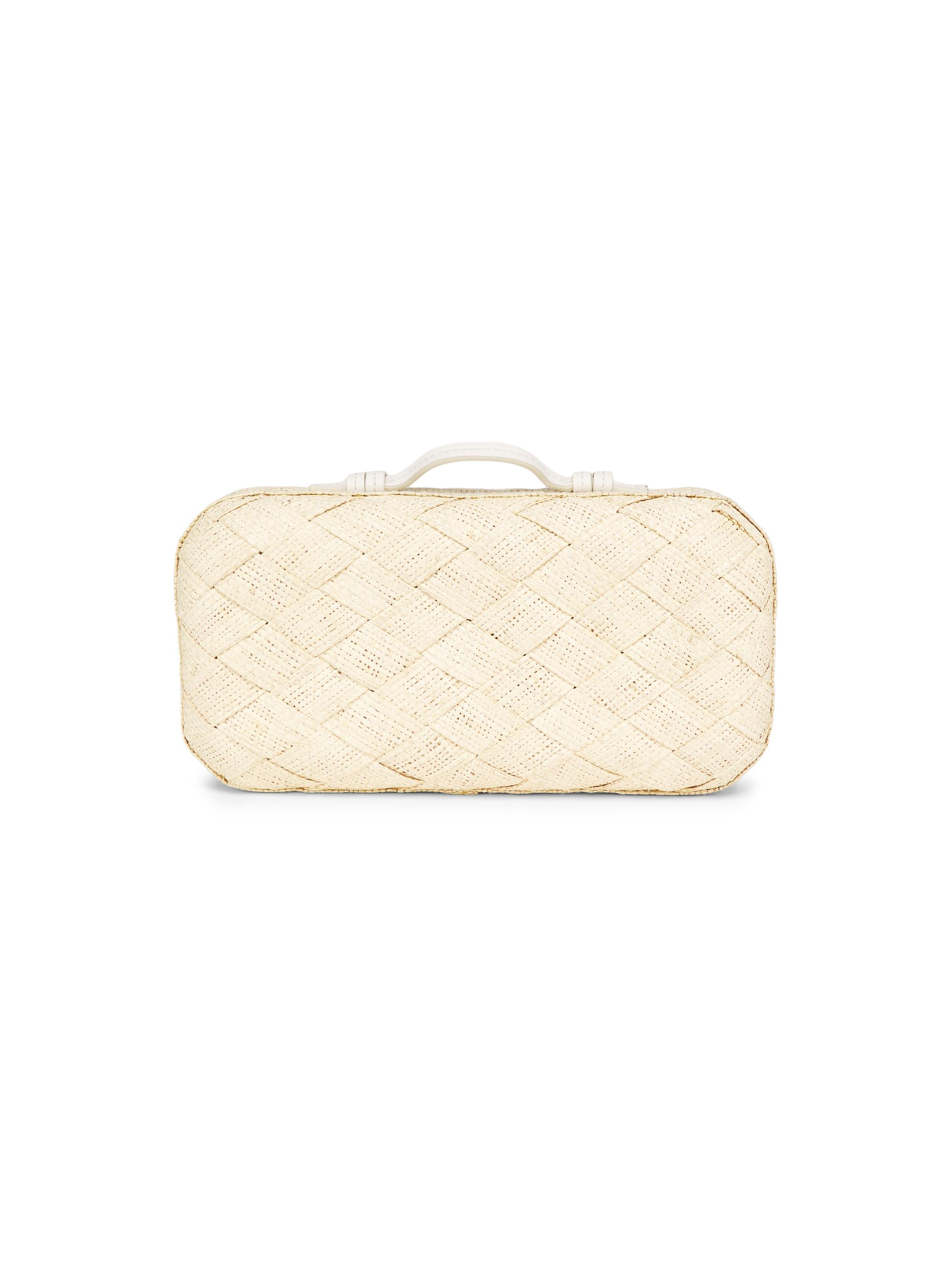 Poolside Women's The East West Straw Clutch - Sand