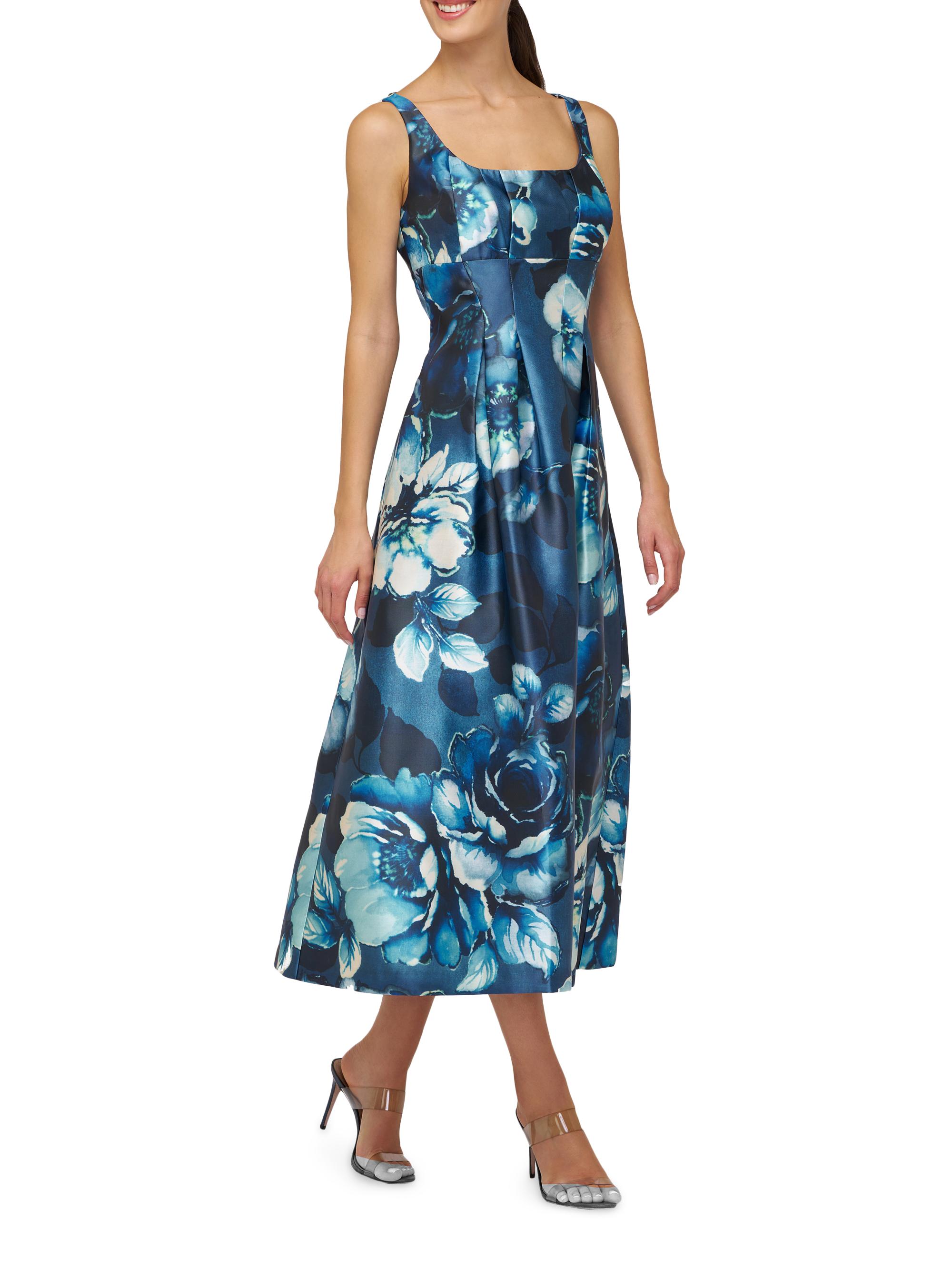 Kay Unger June Poppy Rose Satin Cocktail Dress | Saks Fifth Avenue