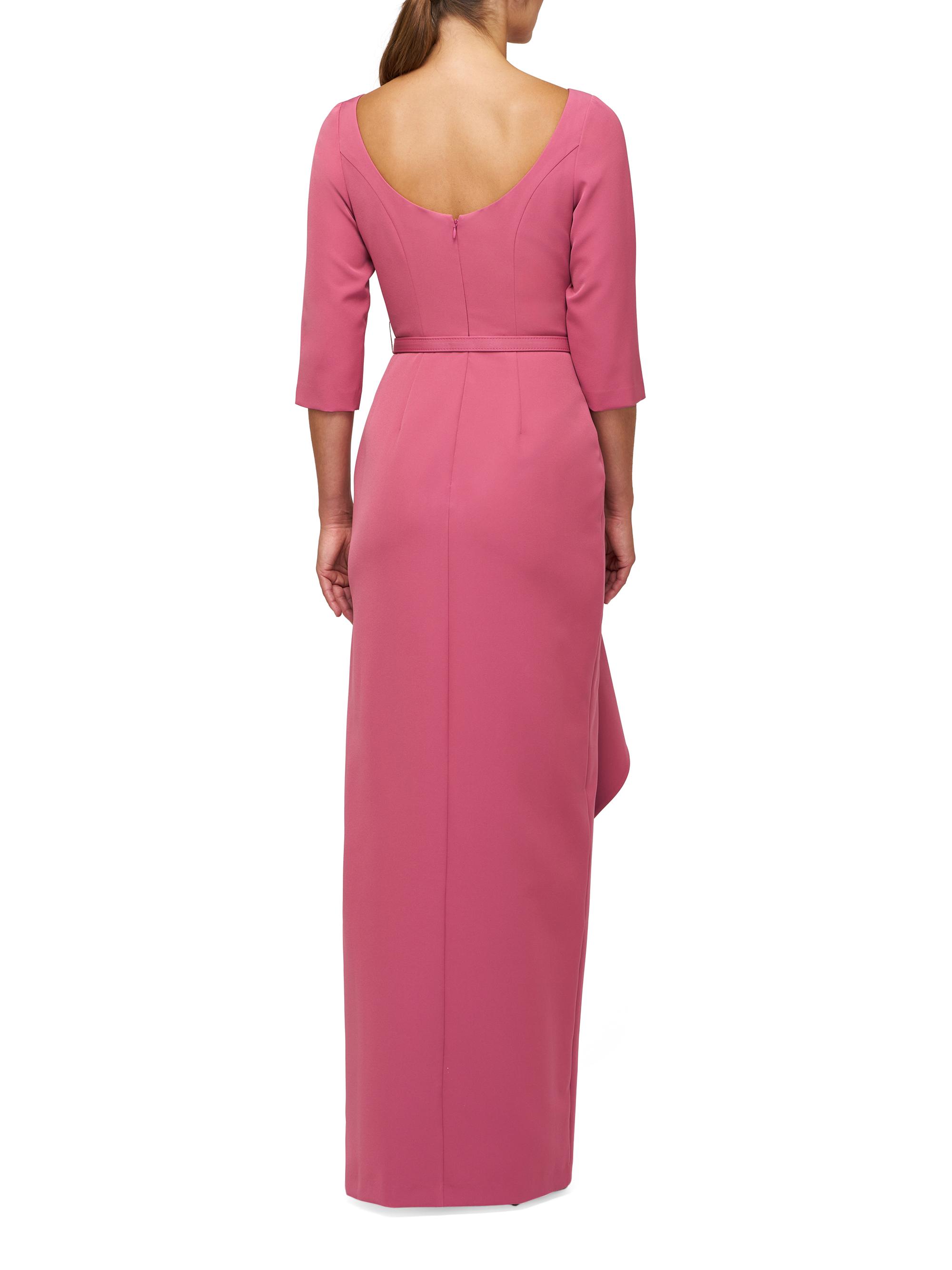 julia crepe maxi bridesmaid dress PRETTY LAVISH Julia Crepe Maxi Bridesmaid Dress – Something Borrowed main image 0