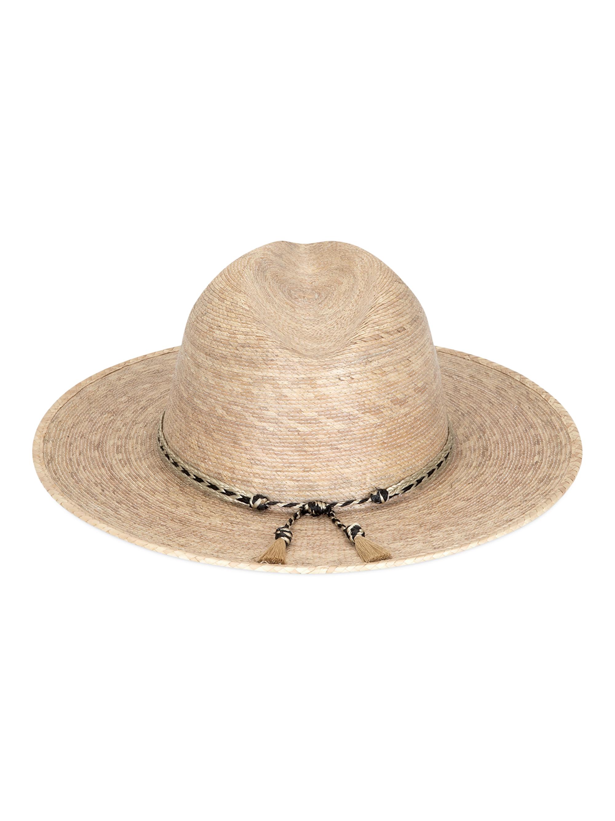 Lack of Color Women's Palmero Palm Straw Fedora - Sepia