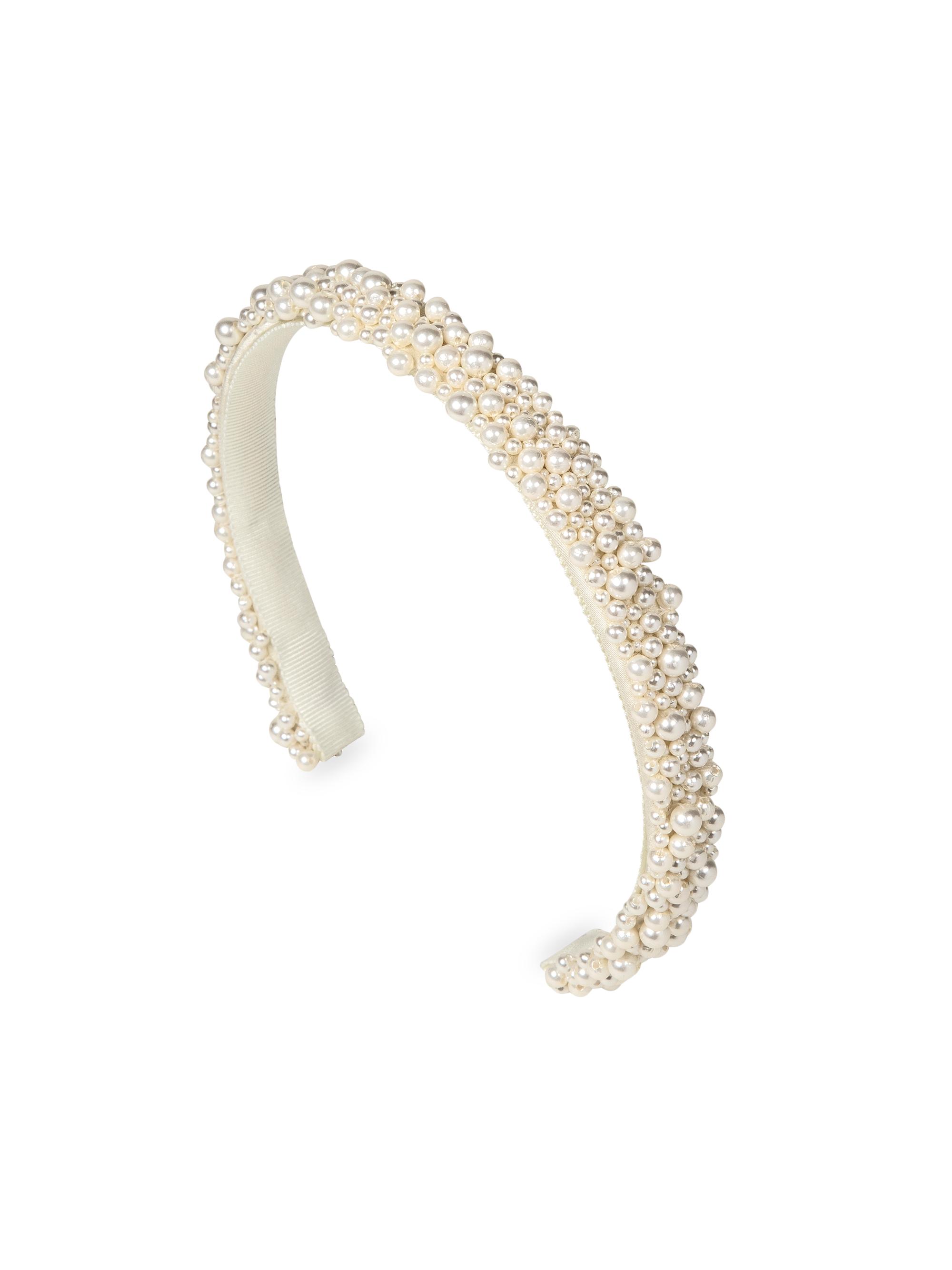 Jennifer Behr Women's Bria Faux Pearl Headband - Cream