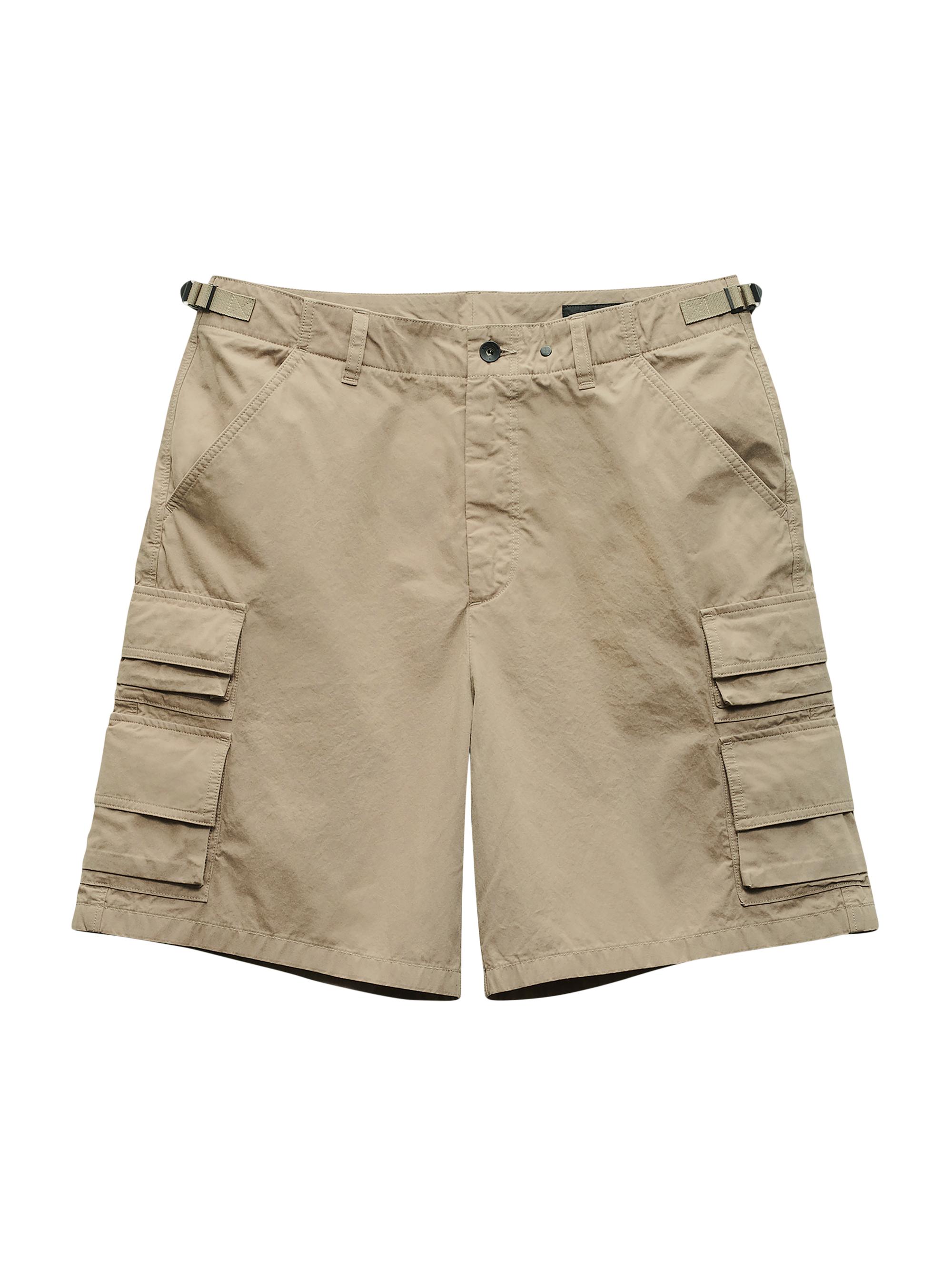 rag & bone Men's Union Cotton Cargo Shorts - Elephant Grey