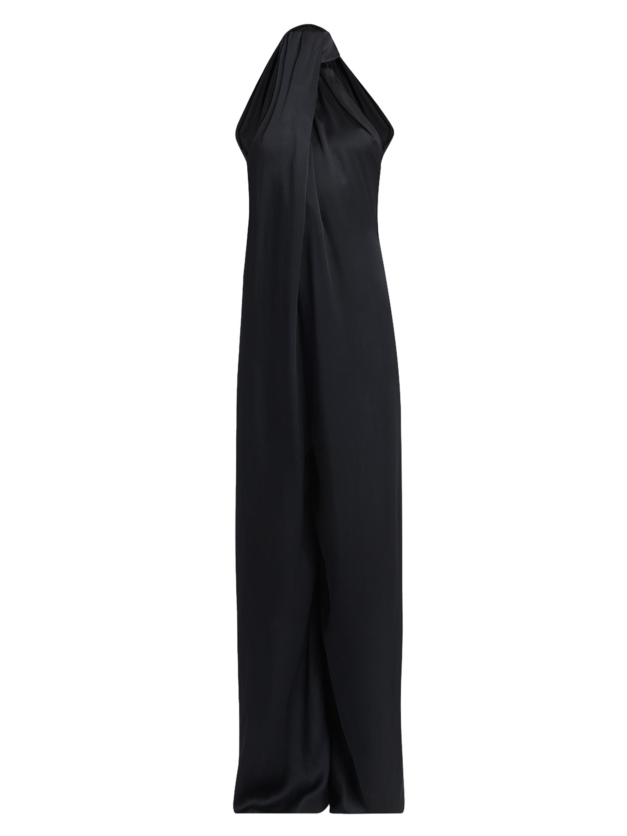 Stella McCartney Women's Envers Satin Halterneck Jumpsuit - Black