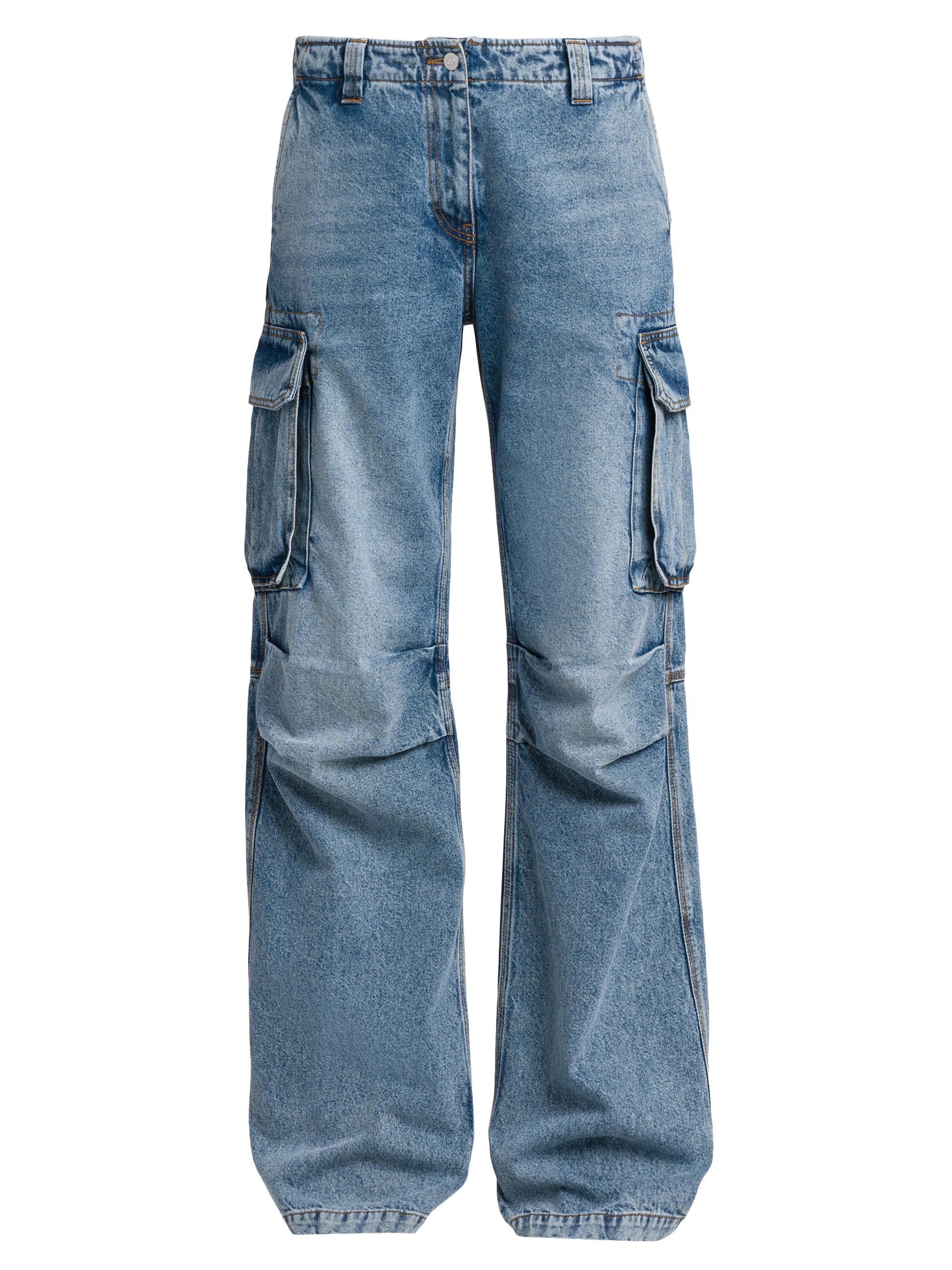 BALENCIAGA*ミッドライズ ワイドレッグ デニム 5ポケット Balenciaga Baggy Jeans | Saks Fifth Avenue
