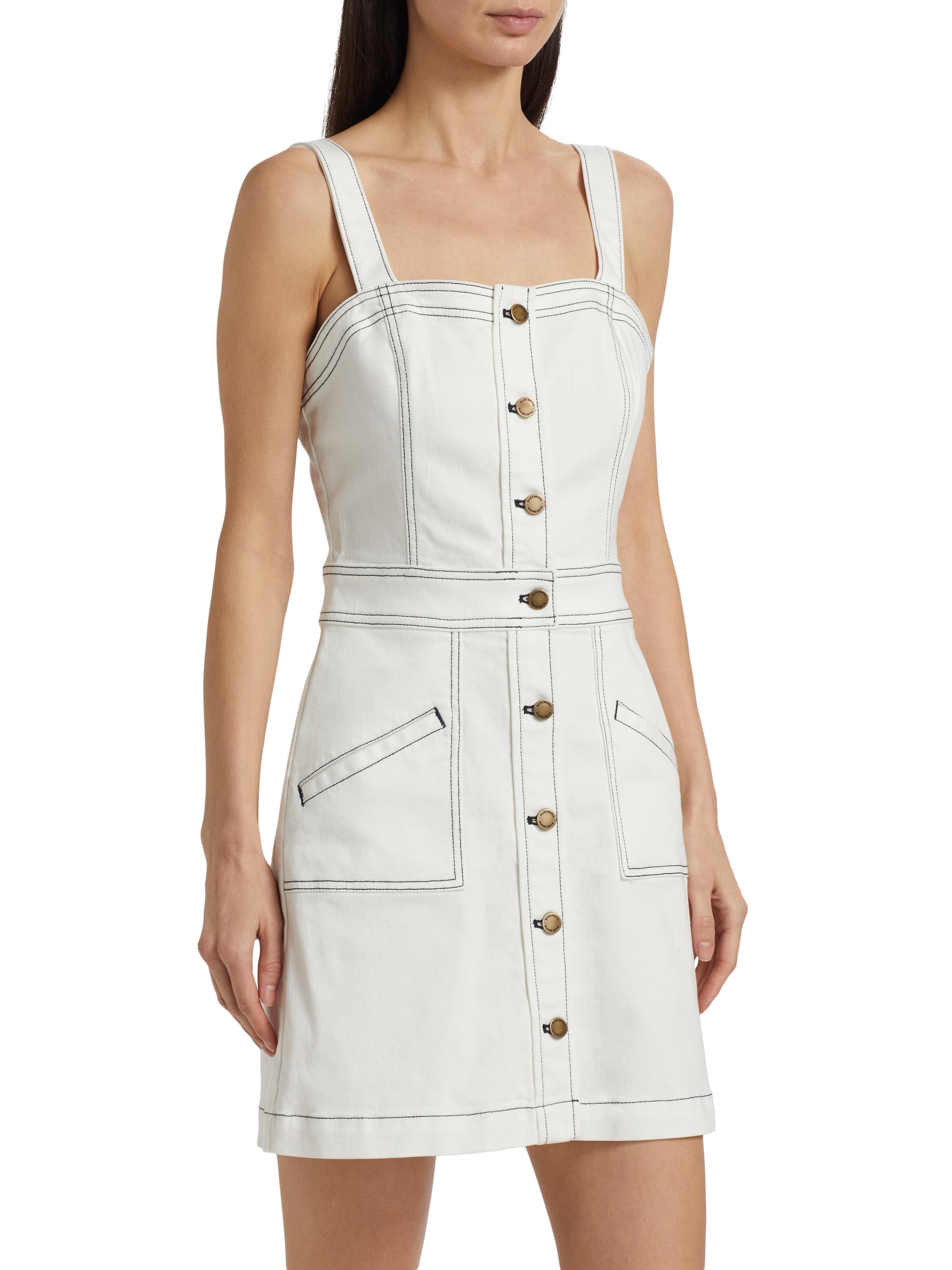 Ramy Brook Tammy Buttoned Minidress | Saks Fifth Avenue