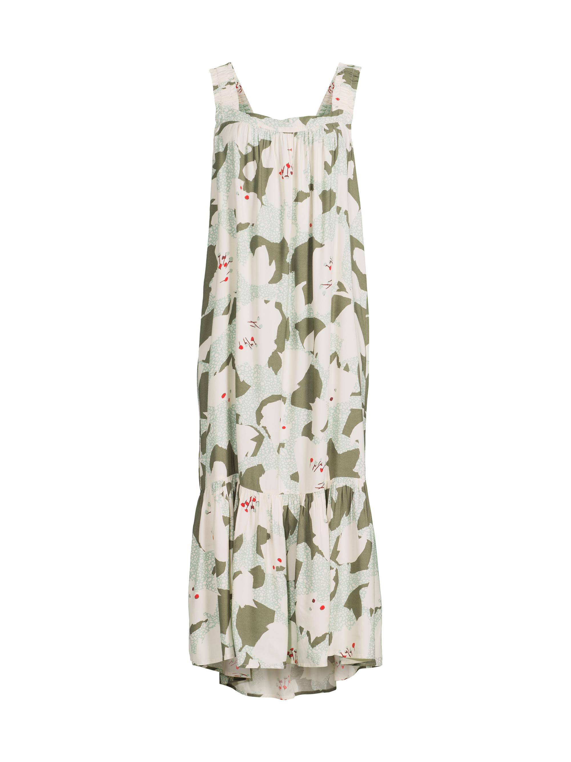 Masai Copenhagen Women's Onicki Printed Midi-Dress - Frosty Green