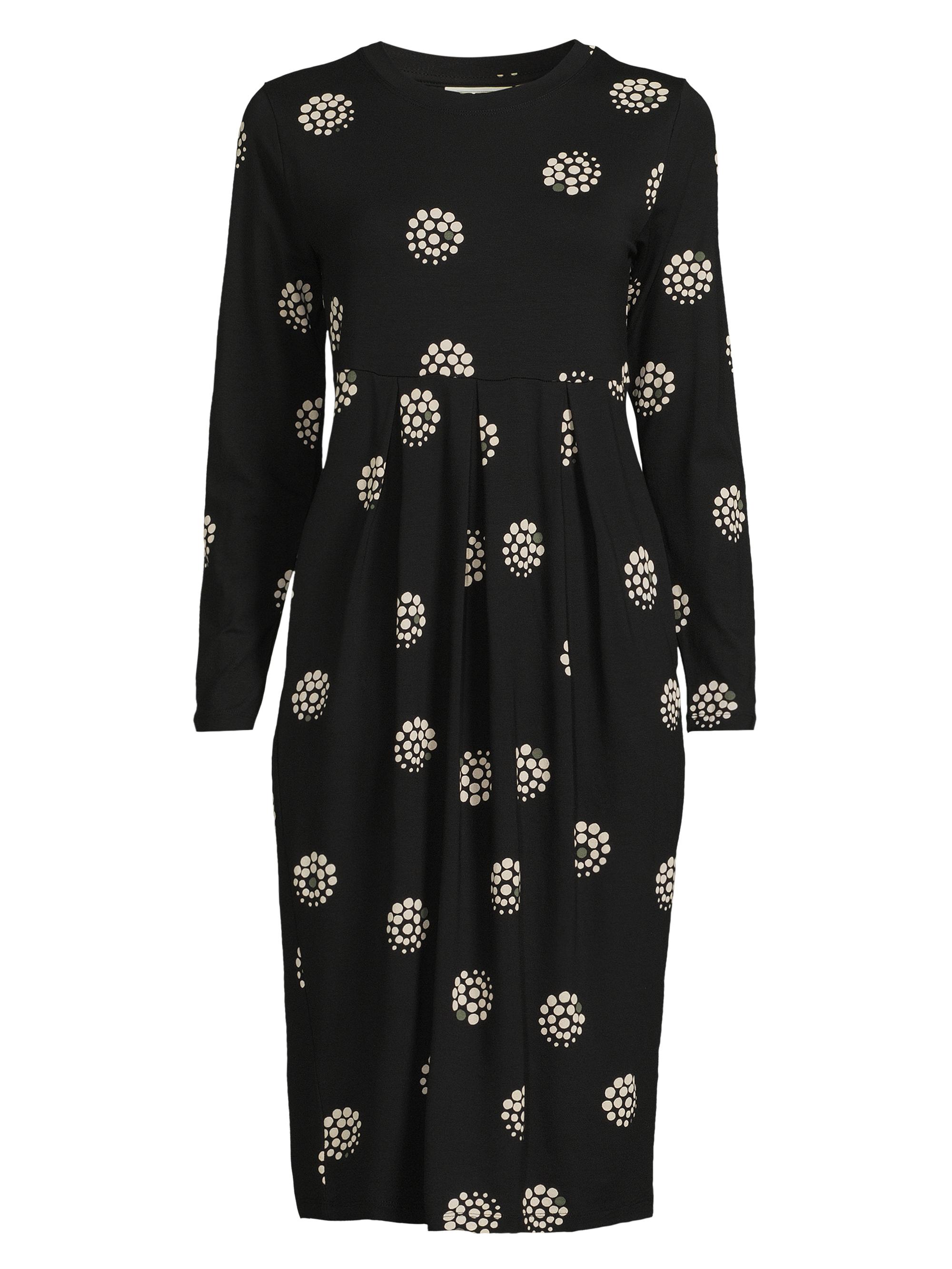 Masai Copenhagen Women's Namo Dot-Printed Jersey Knee-Length Dress - Black