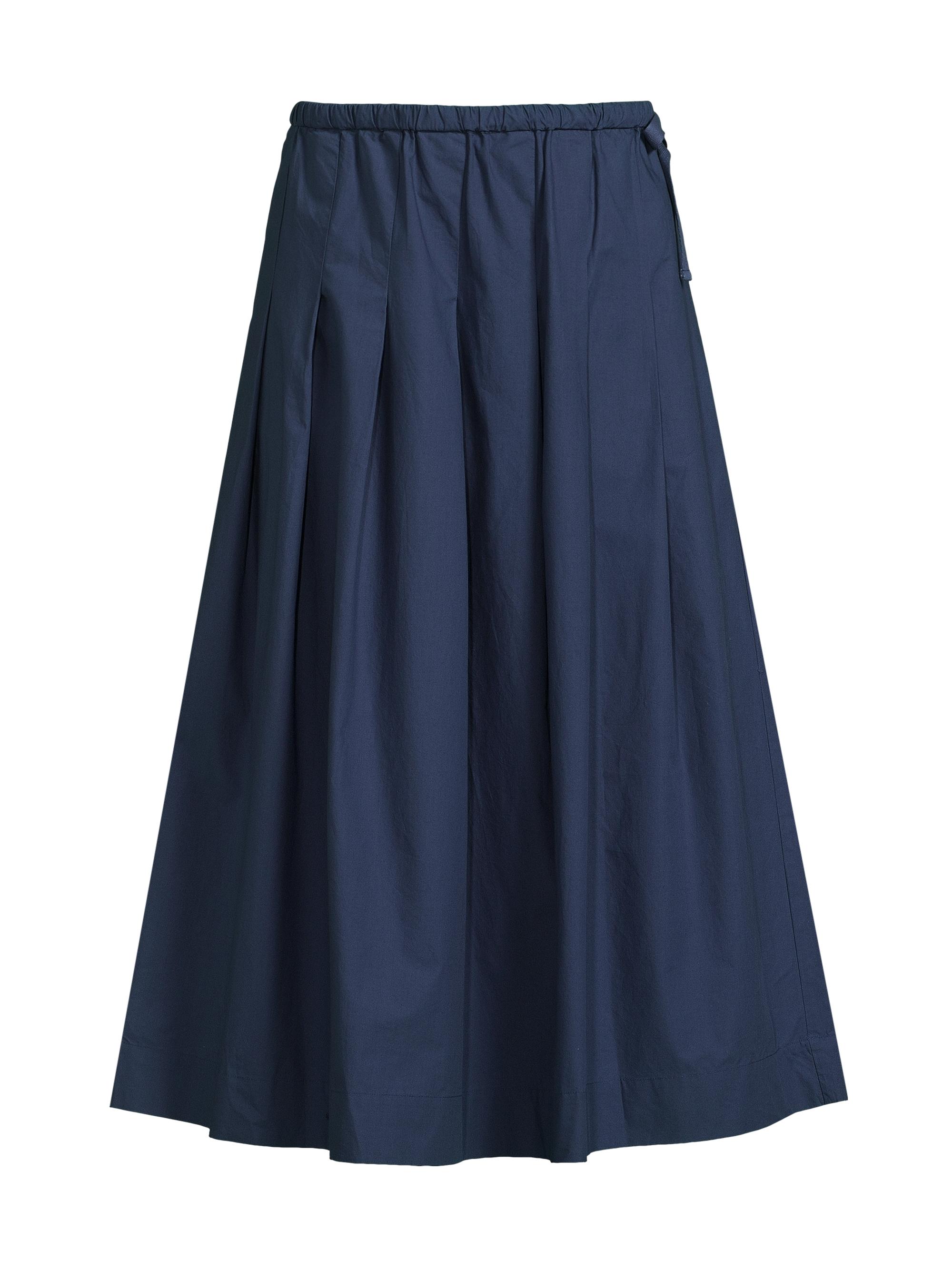 Masai Copenhagen Women's Siffa Pleated Cotton Midi-Skirt - Sargasso Sea