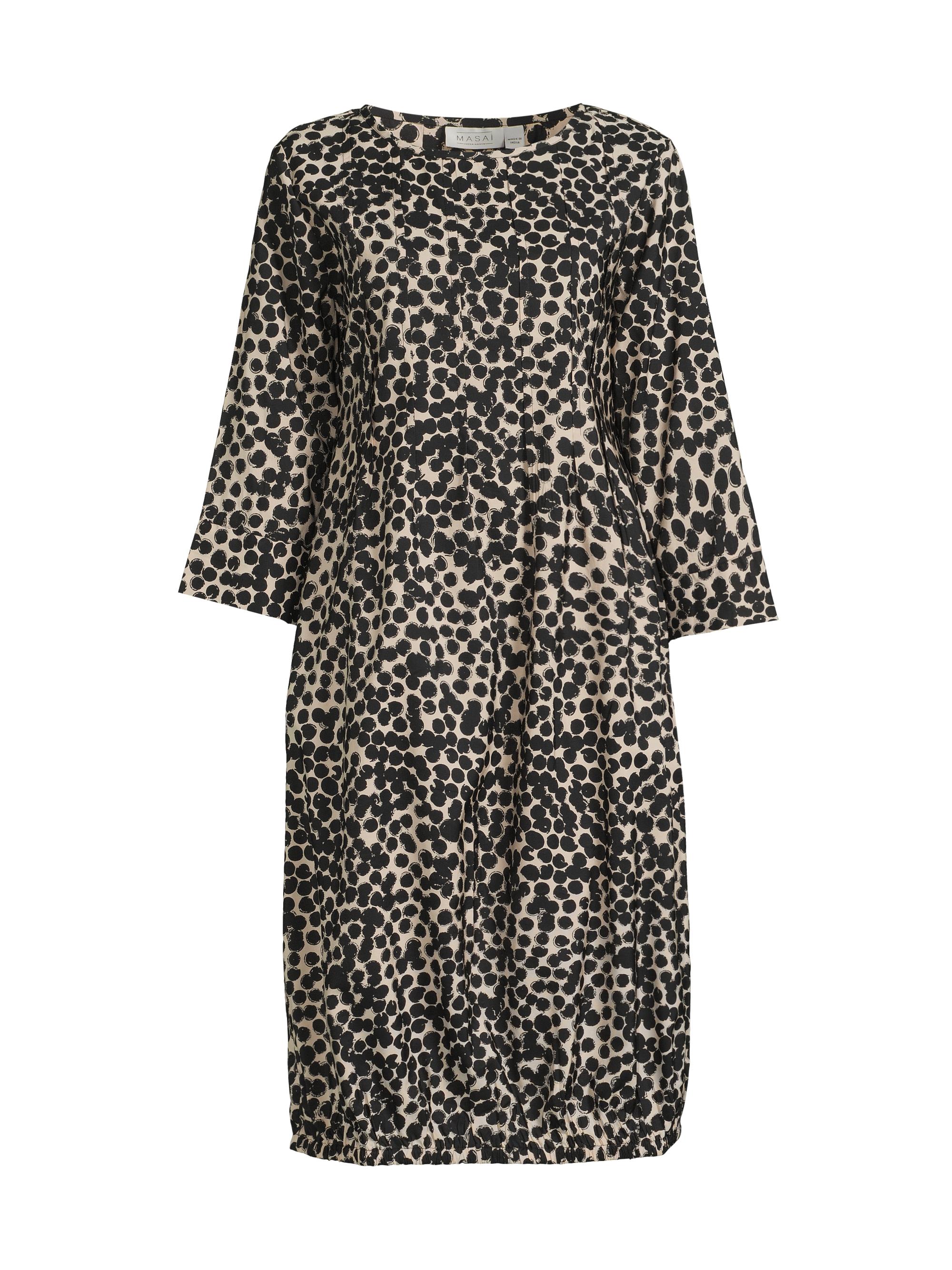 Masai Copenhagen Women's Nukkel Dot-Print Midi-Dress - Fog