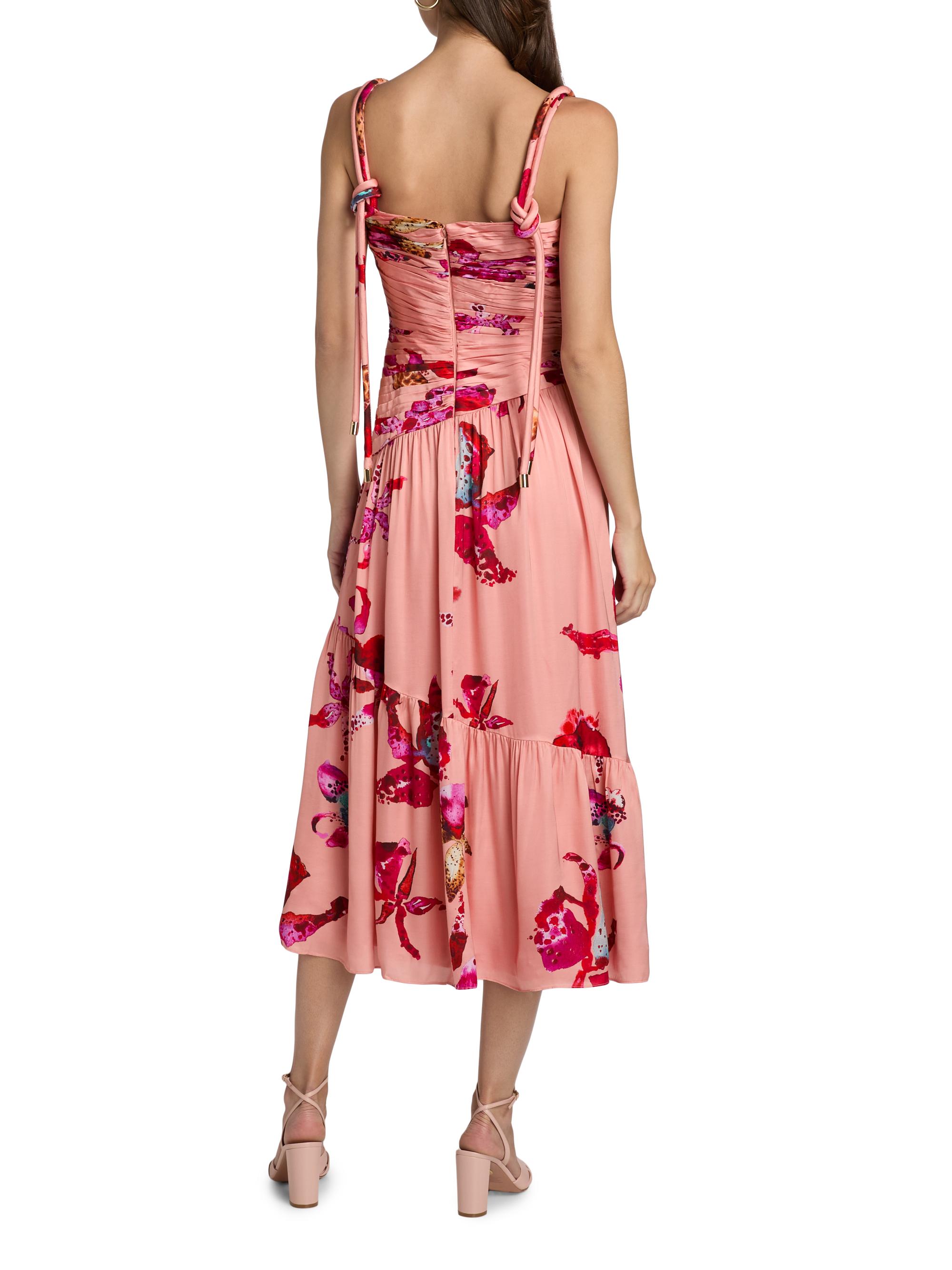 激安‼️未使用タグ付‼️ Tiered Floral Pleated Dress 激安‼️未使用タグ付‼️ Tiered Floral Pleated Dress