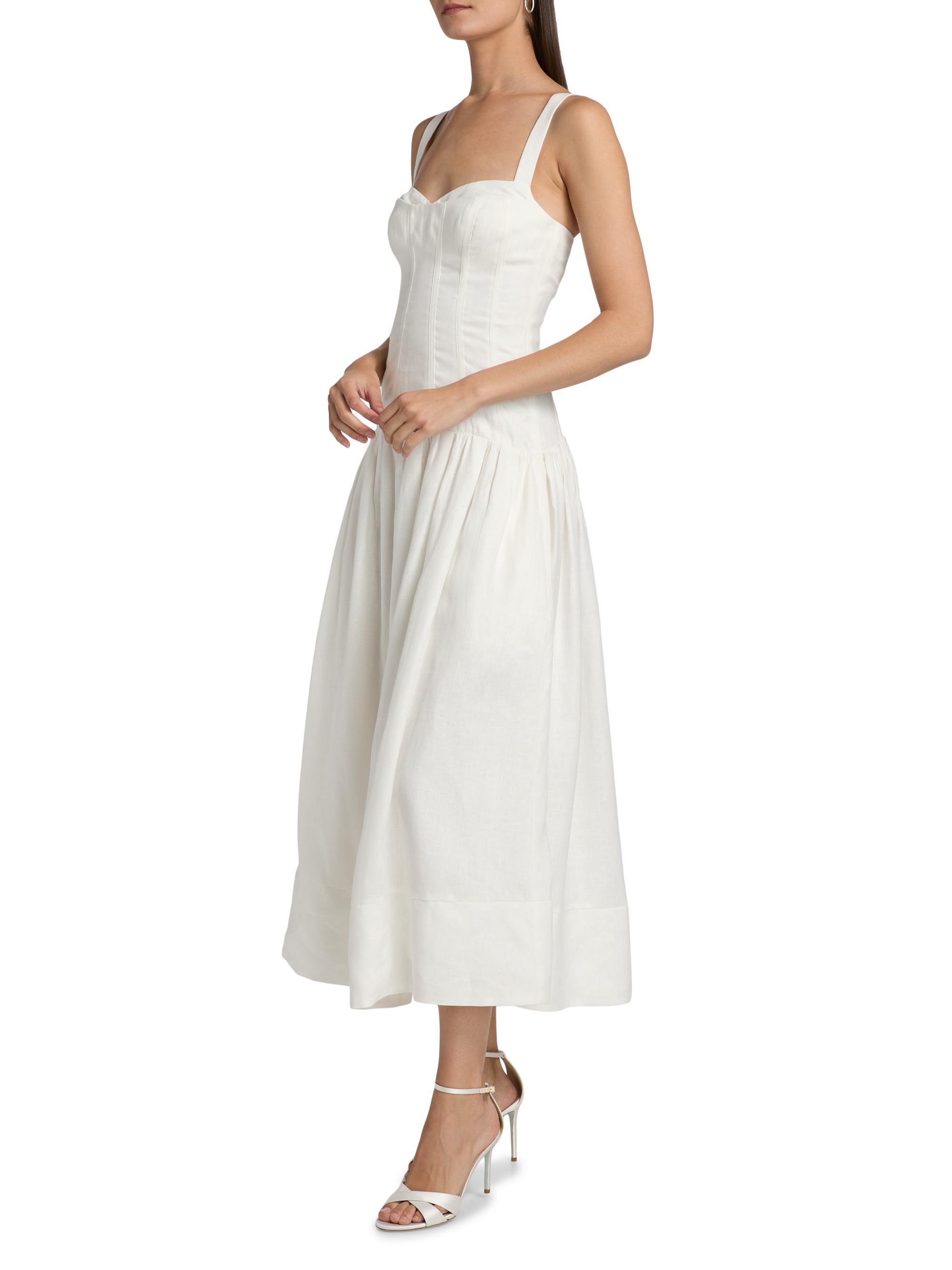 Nicholas the Label Makenna Corset Midi-Dress | Saks Fifth Avenue