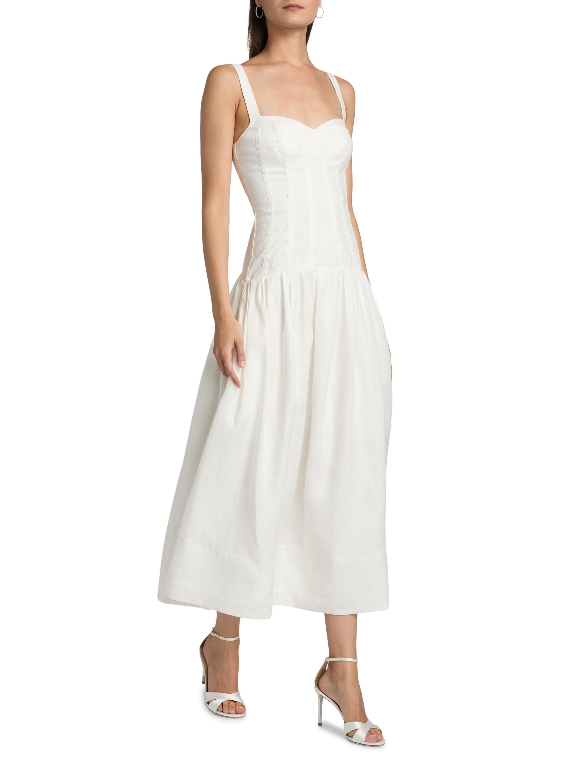 Nicholas the Label Makenna Corset Midi-Dress | Saks Fifth Avenue