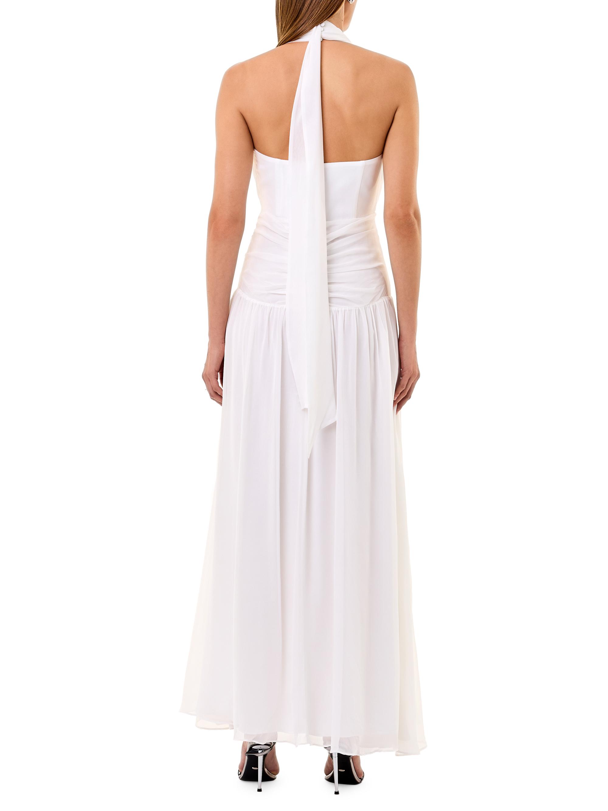 Nicholas the Label Arella Polka Dot Silk Halterneck Maxi Dress | Saks Fifth  Avenue