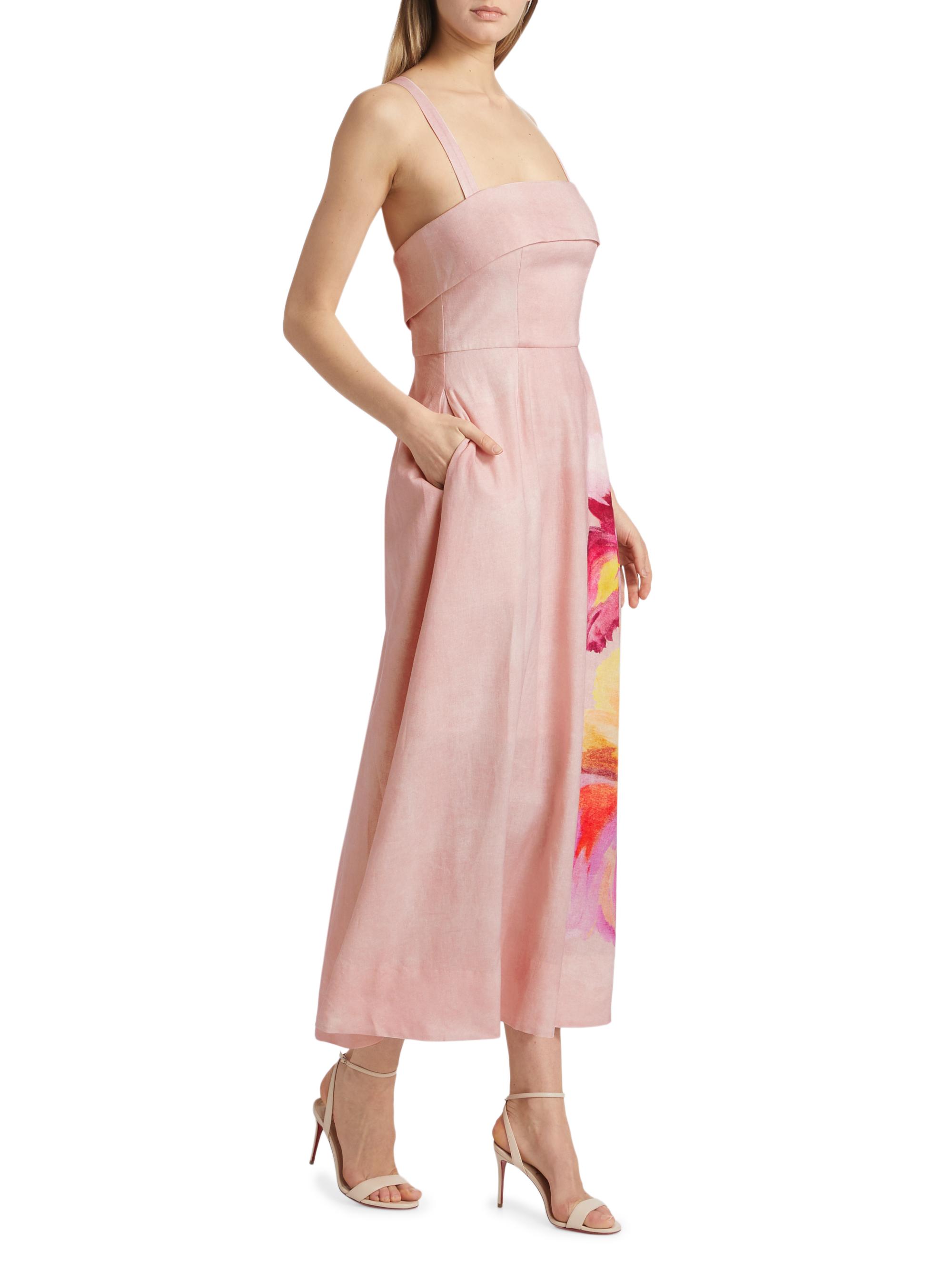chinese dress ladies Marine Layer Women's Selene Smocked Maxi Dress - Yellow - Size XL