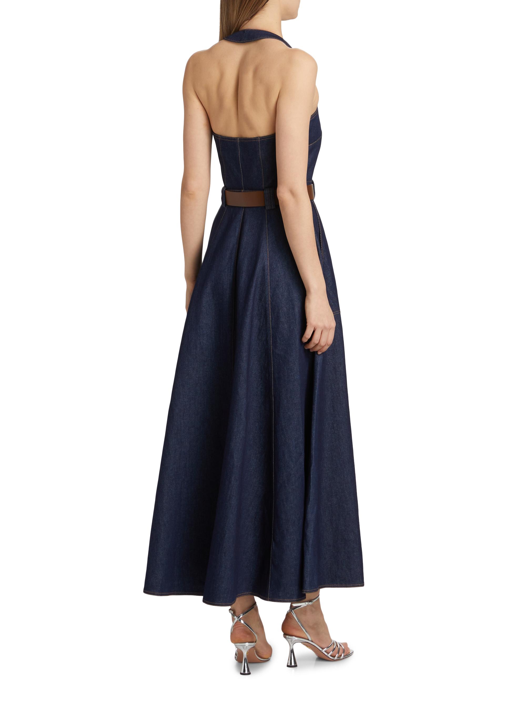 Nicholas the Label Anastasia Utility Halterneck Midi-Dress | Saks