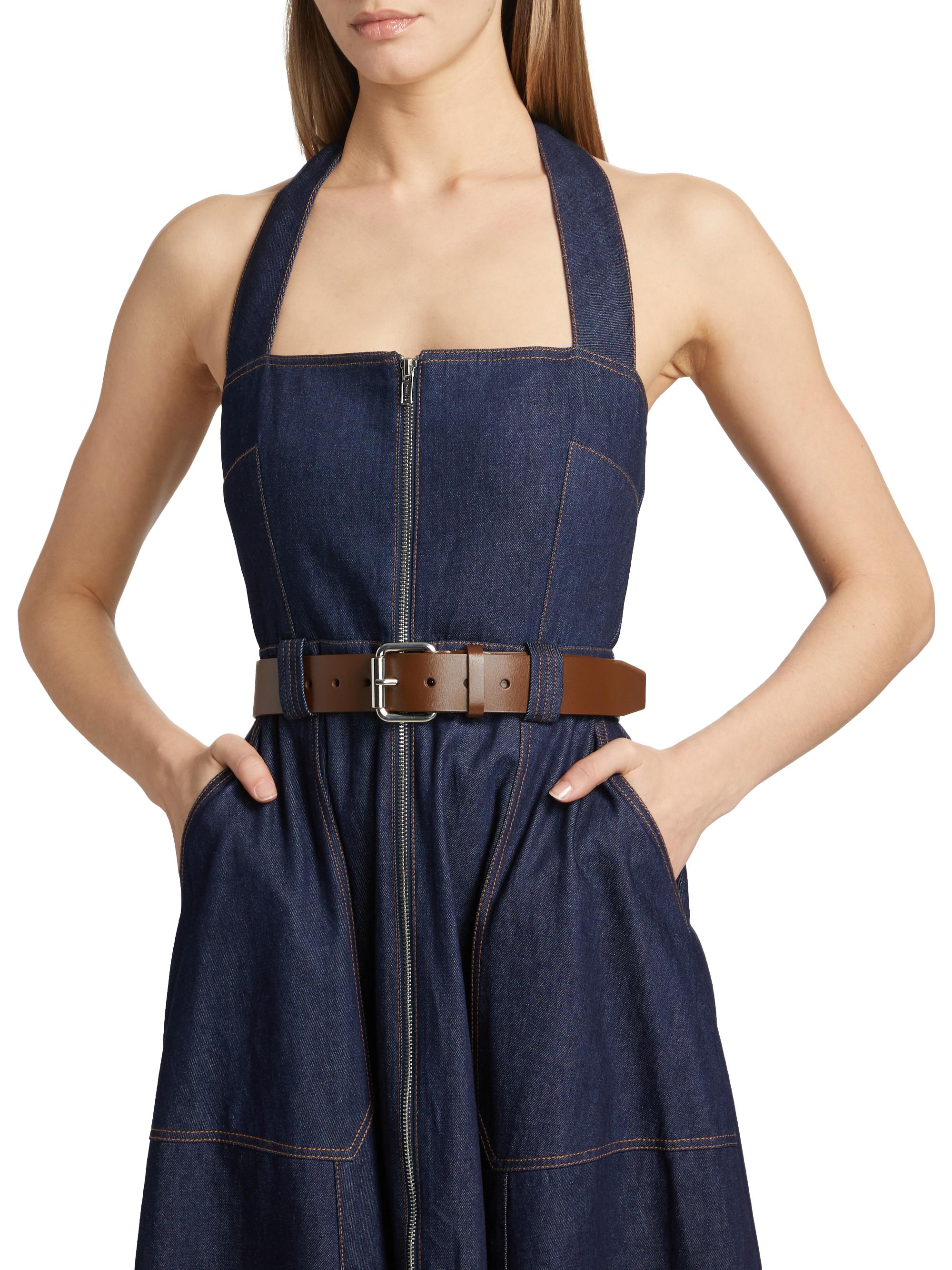 Nicholas the Label Anastasia Utility Halterneck Midi-Dress | Saks