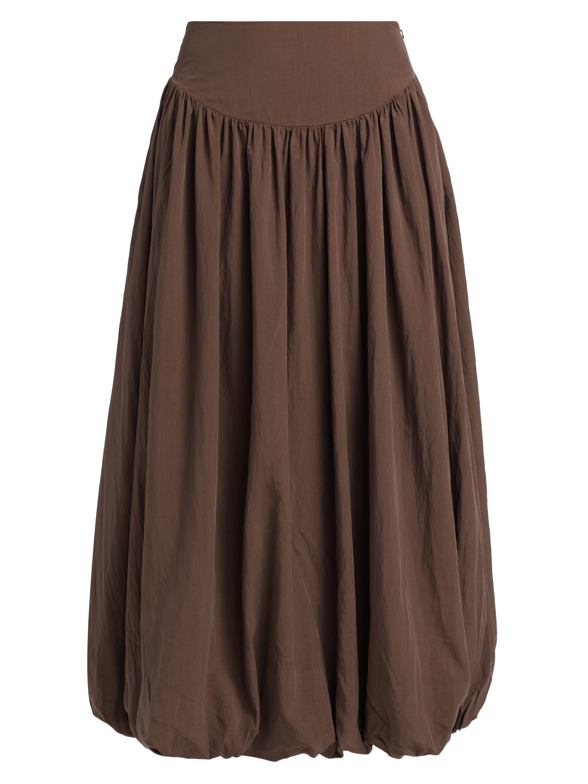 Nicholas the Label Women's Zaira Bubble Midi-Skirt - Chocolate