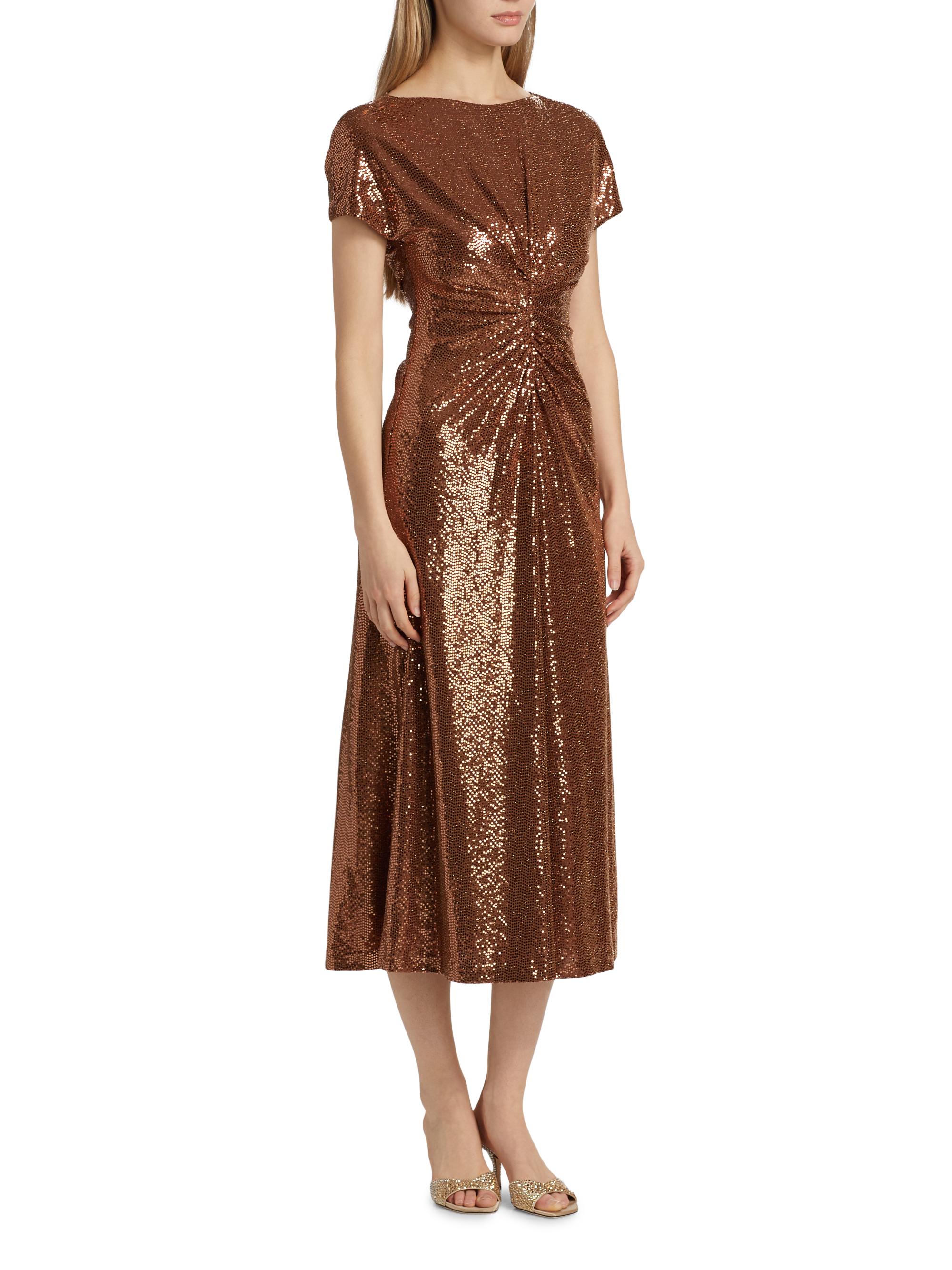 sleeveless satin midi dress Nocturne Satin Midi Dress