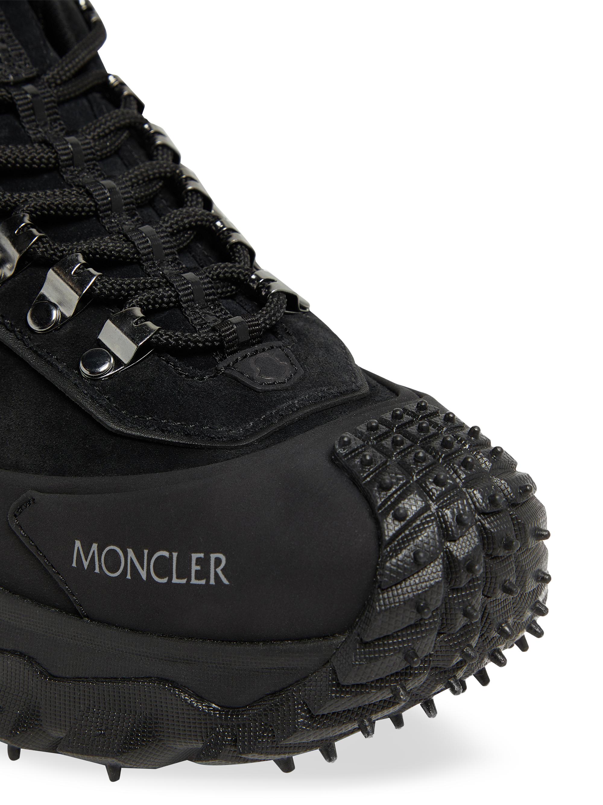 Moncler Trailgrip Apex Sneakers in Leather & Suede | Saks Fifth Avenue