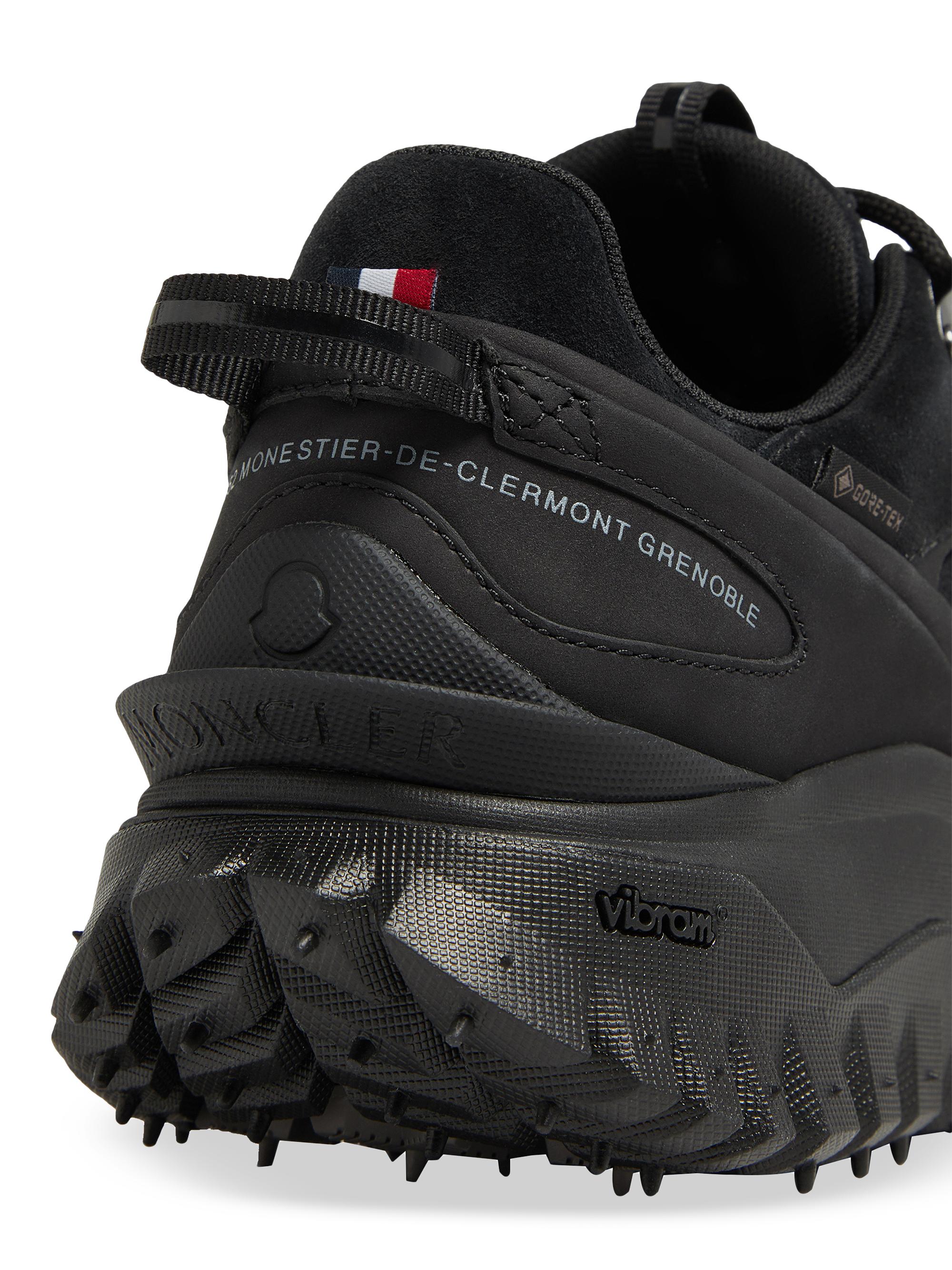 Moncler Trailgrip Apex Sneakers in Leather & Suede | Saks Fifth Avenue