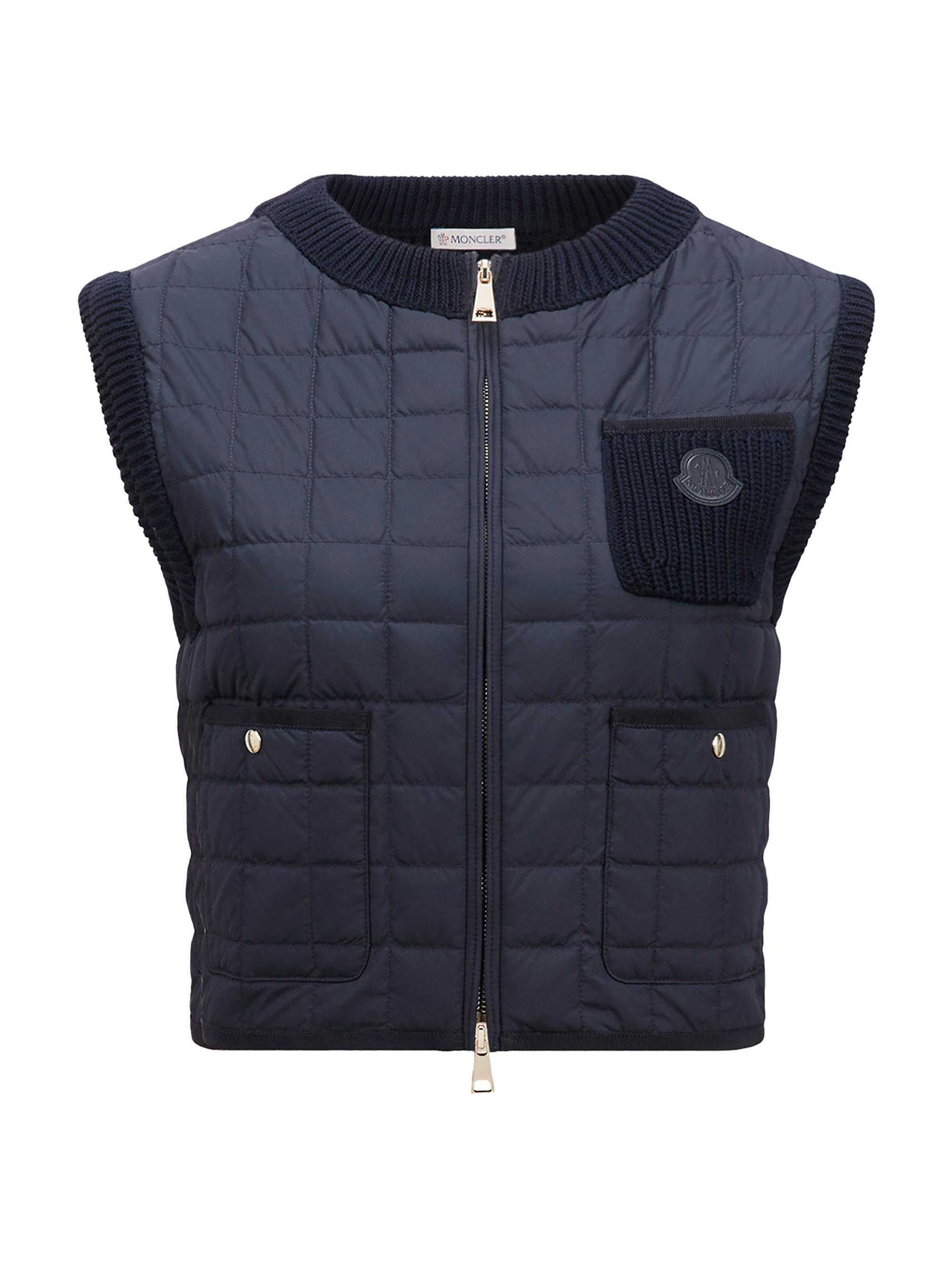 Moncler Ghany Zip Up Down Vest | Saks Fifth Avenue