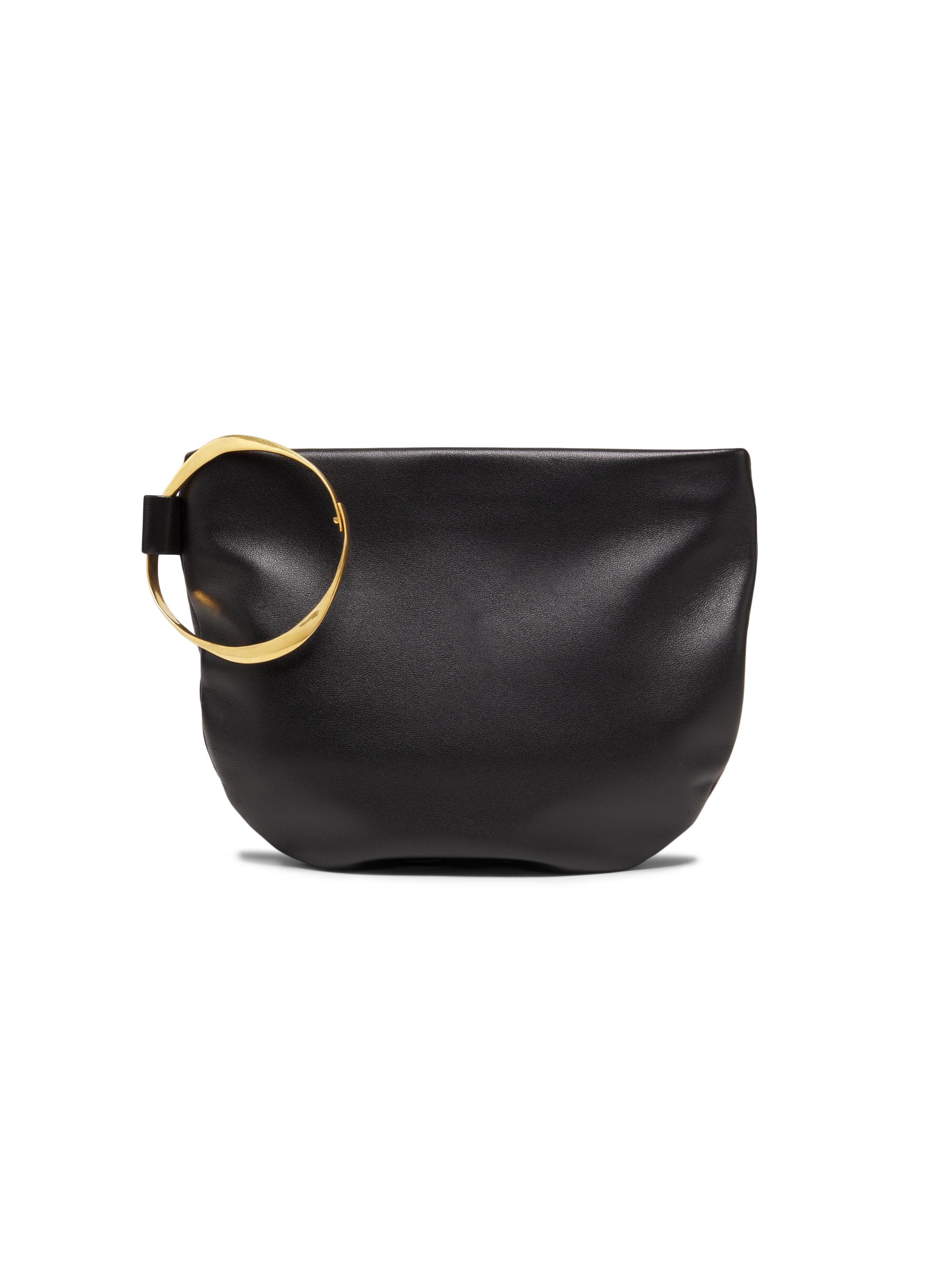 The Row Geo Leather Bracelet Clutch | Saks Fifth Avenue