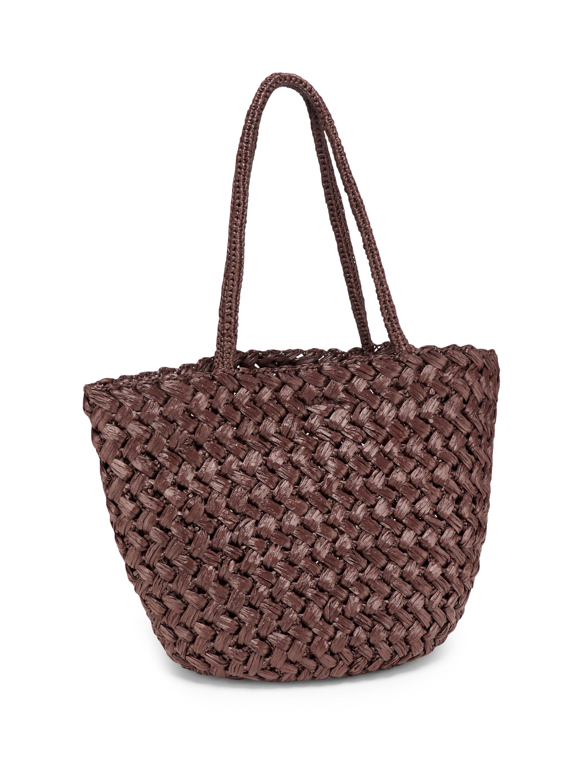 The Row Estelle Woven Raffia Tote | Saks Fifth Avenue
